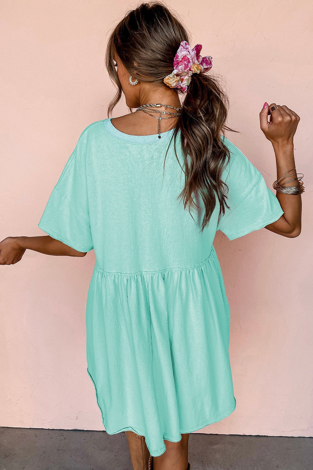 Mint Green Babydoll Dress LT