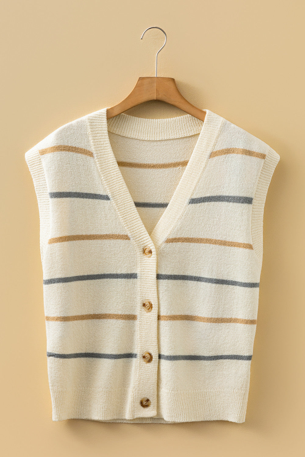 Multicolor Striped Sweater Vest LT