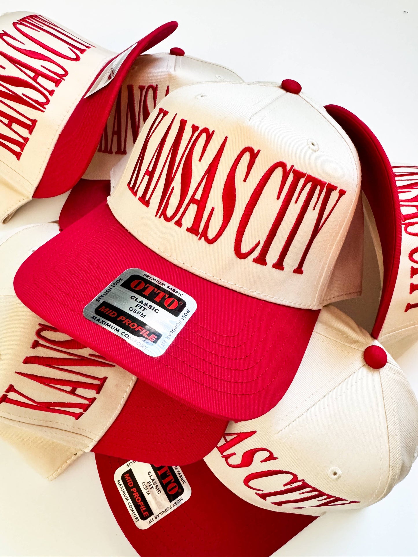 Kansas City Vintage Embroidered Trucker Hat