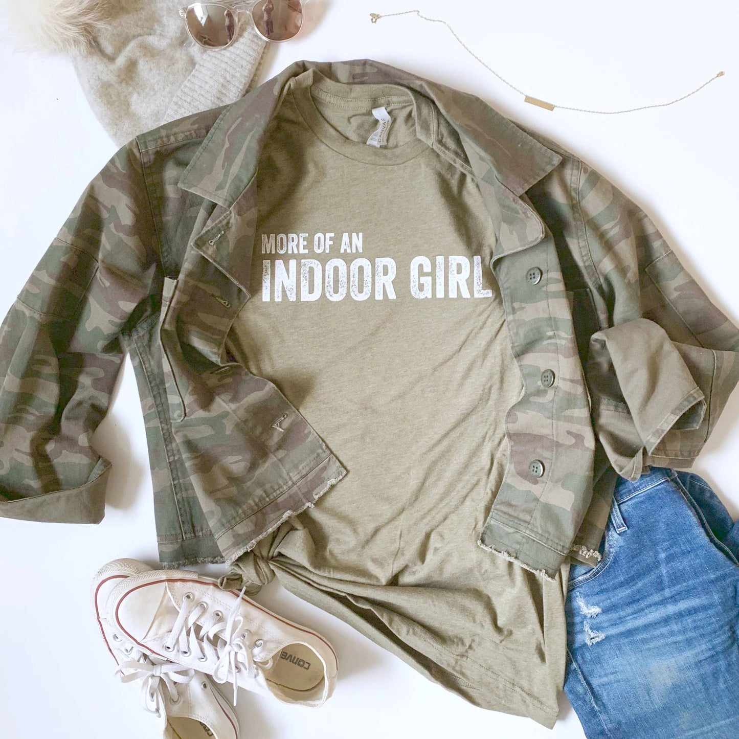 More of an Indoor Girl Tee