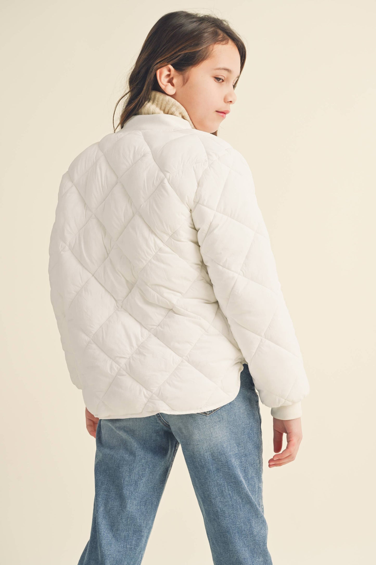 Summer Tween Quilted Jacket | Sage