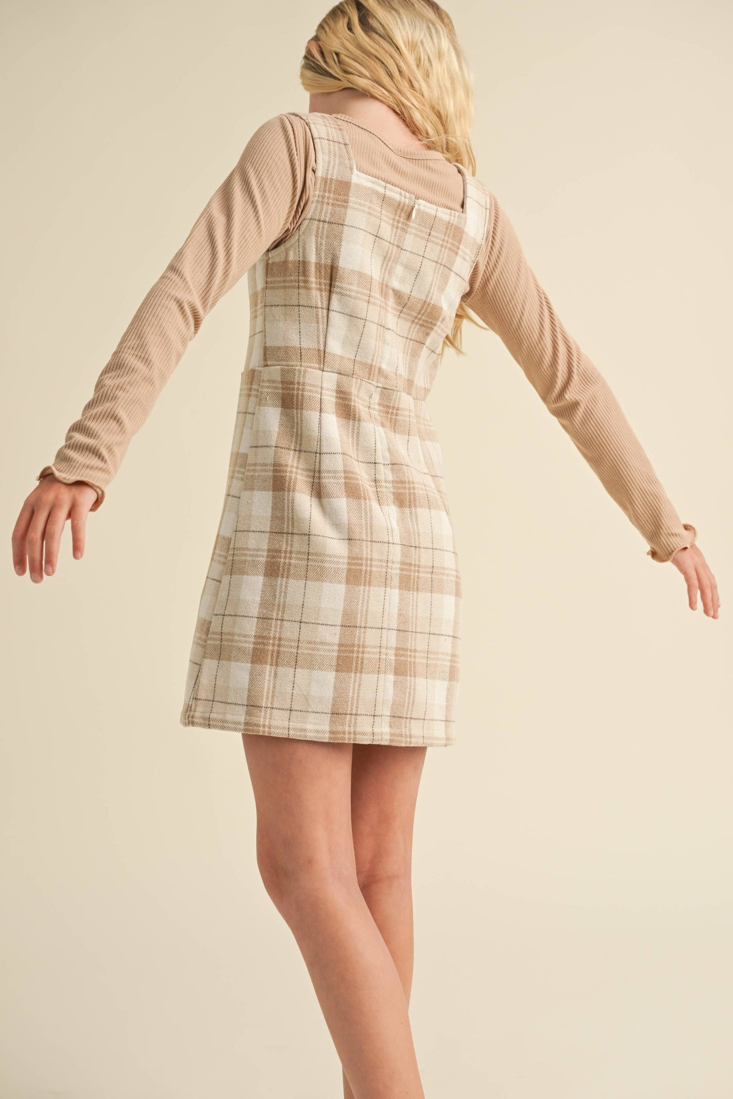 Phoebe Girls Plaid Sheath Dress | Tween 7-12