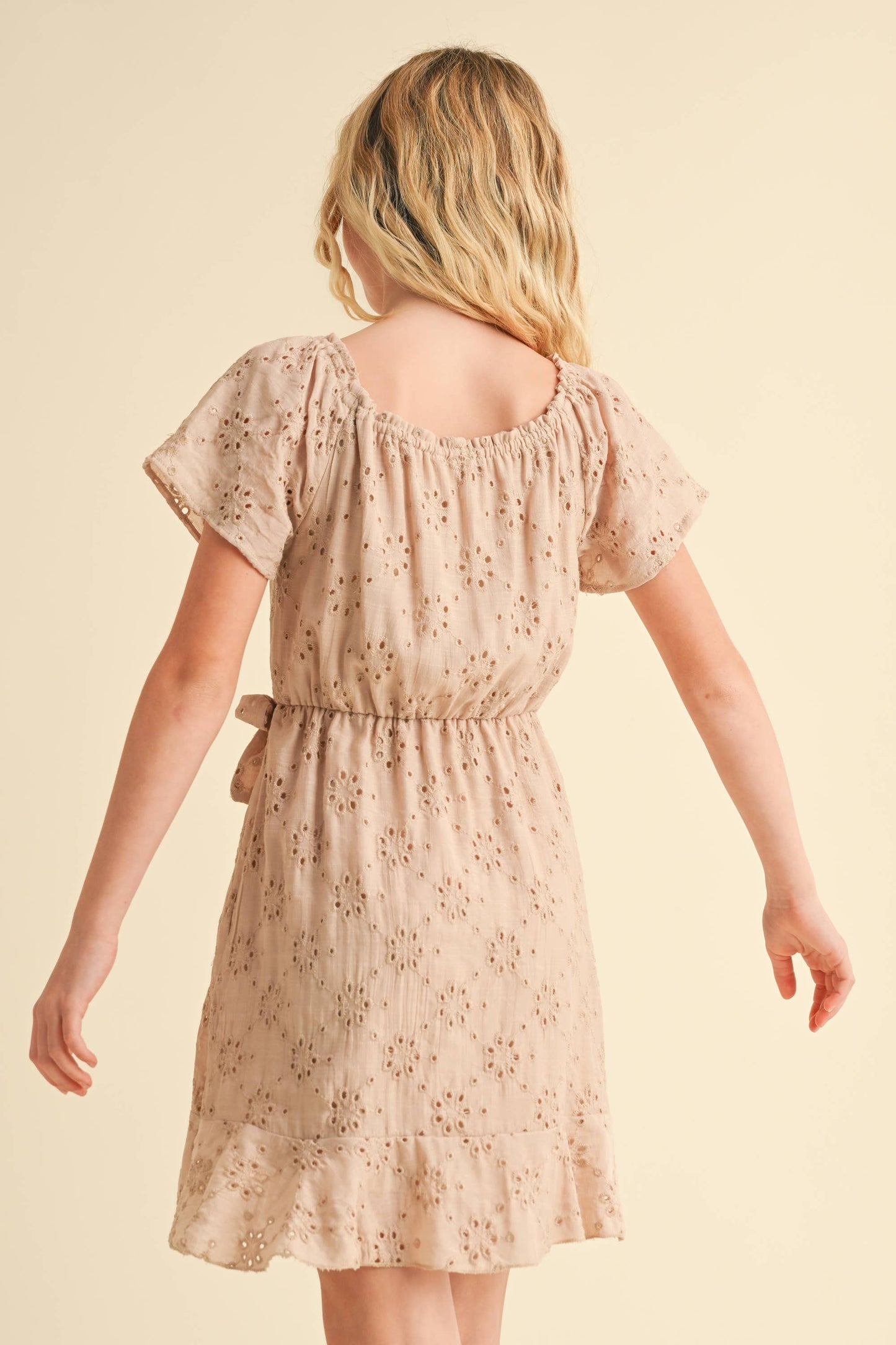 Delilah Tween Faux Wrap Dress