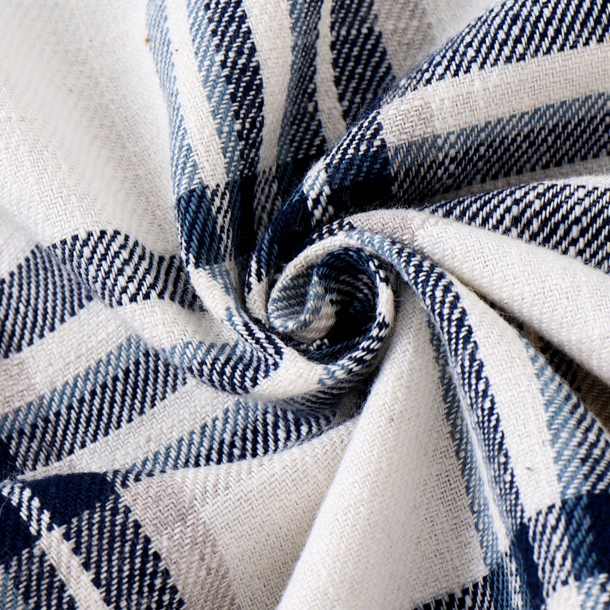 Finn Plaid Shirt + Jeans Set | Blue