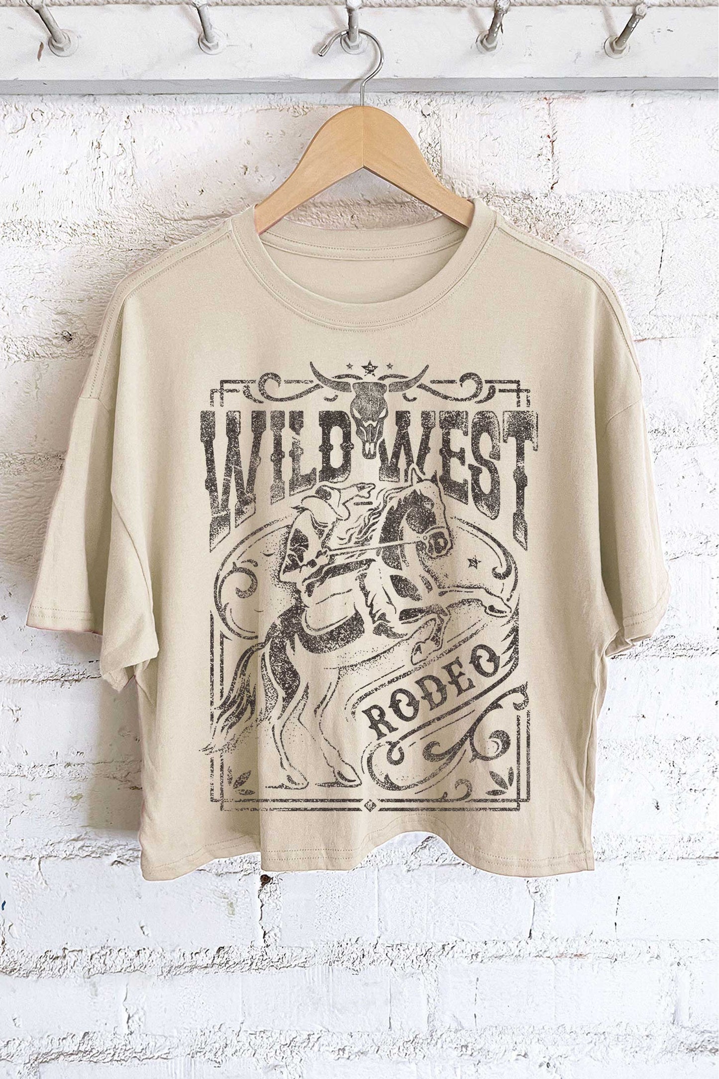 Wild West Rodeo Long Crop - Stone