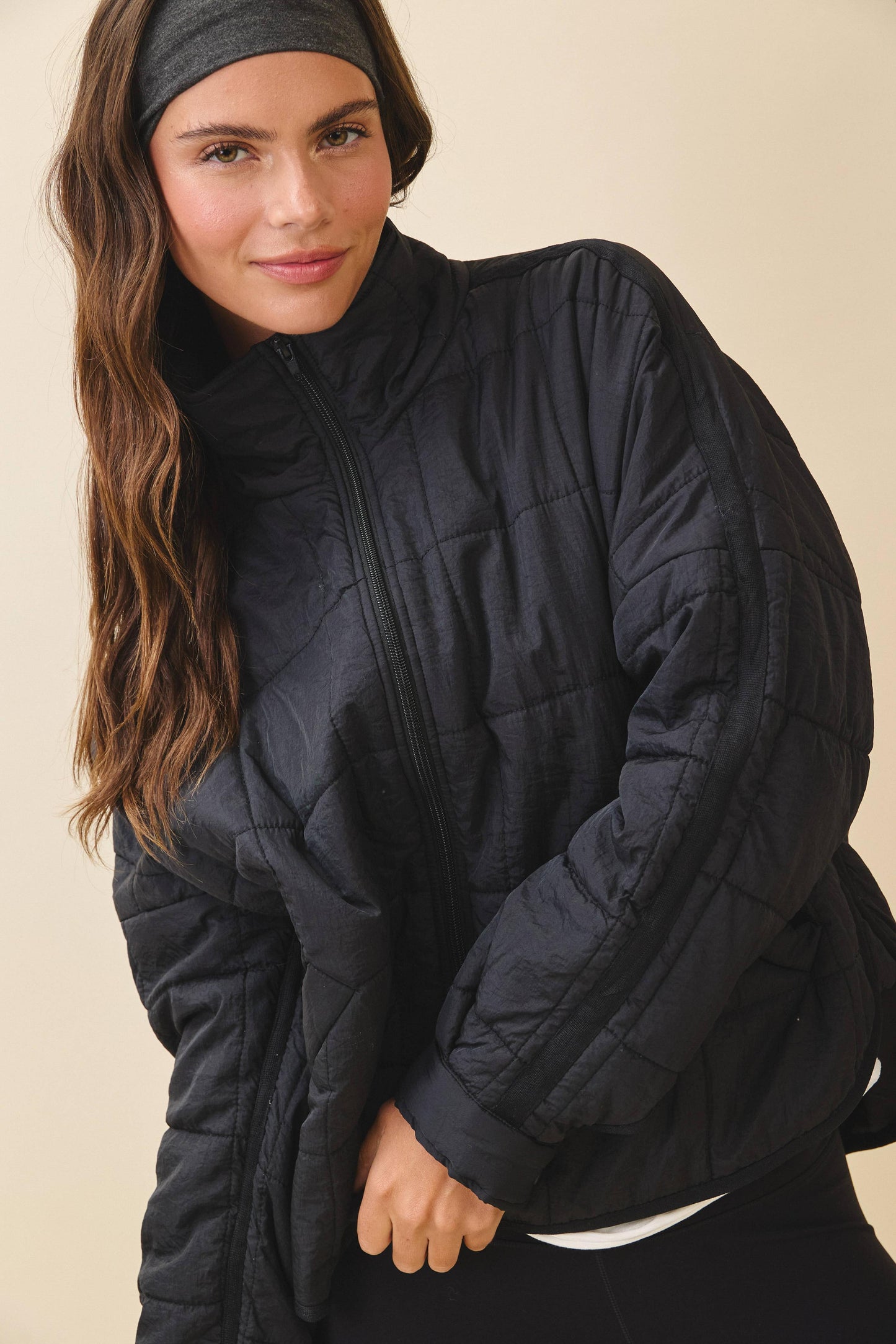Bebe Puffer Jacket | Black