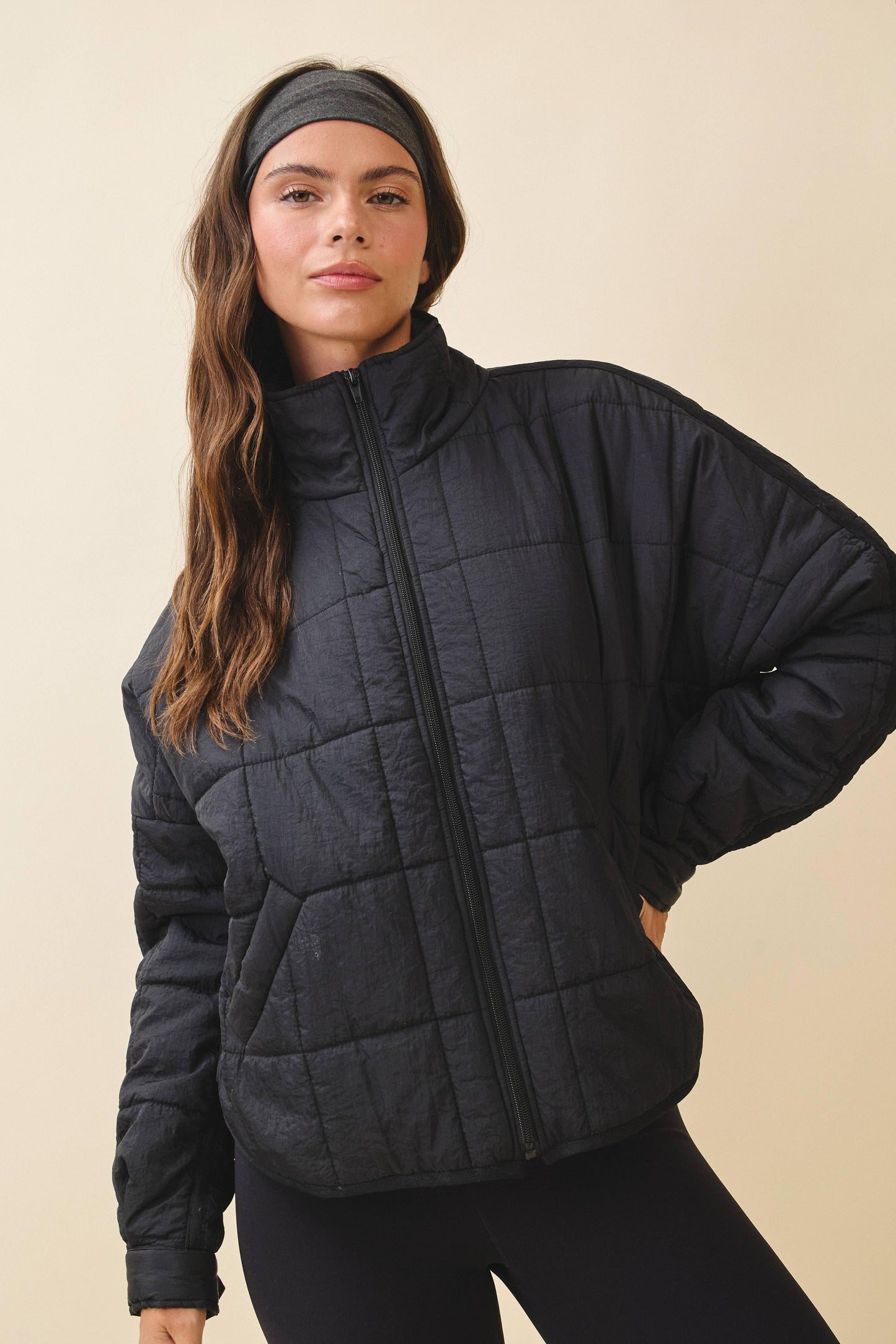 Bebe Puffer Jacket | Black