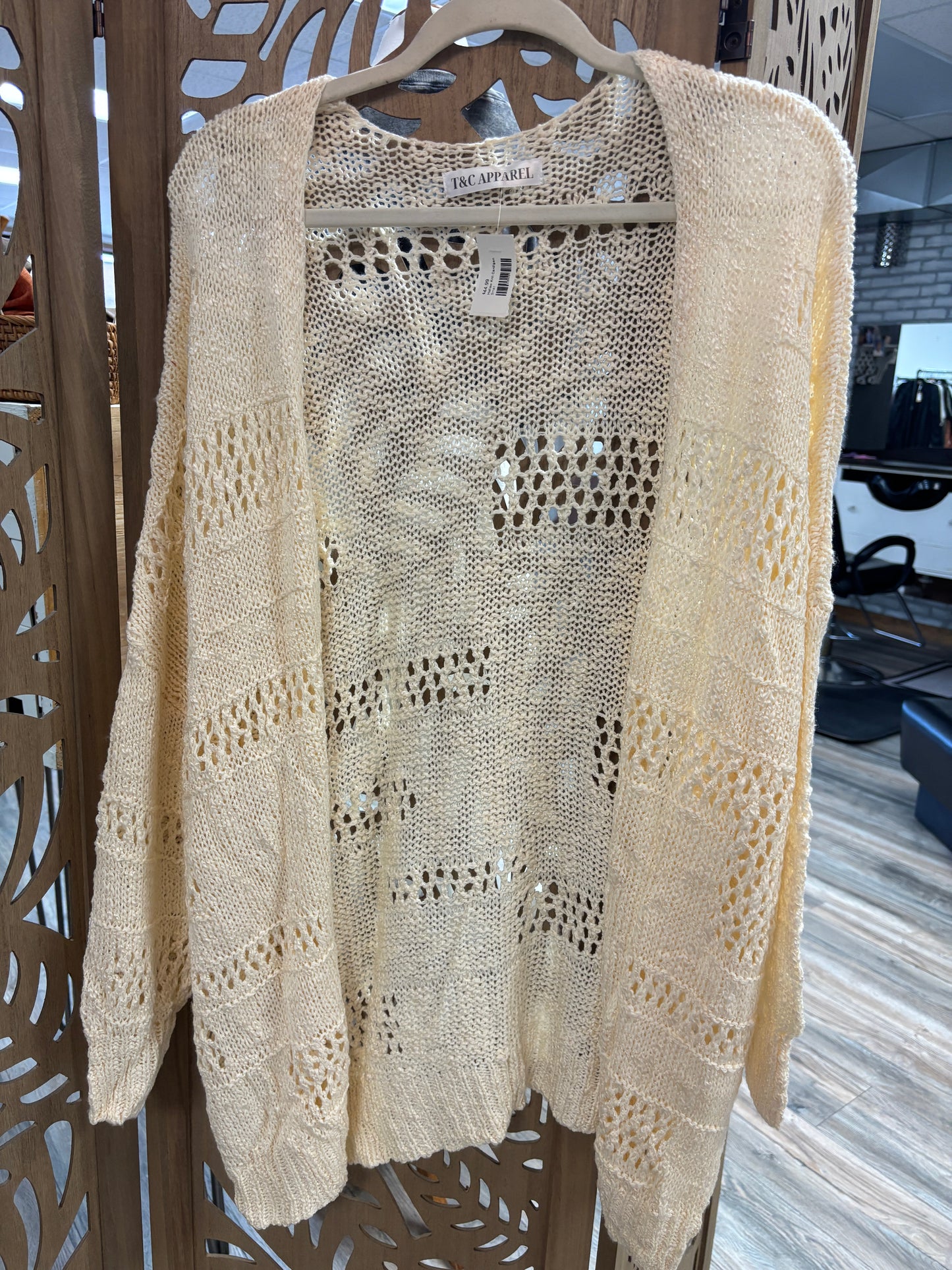 Hollow Knit Cardigan