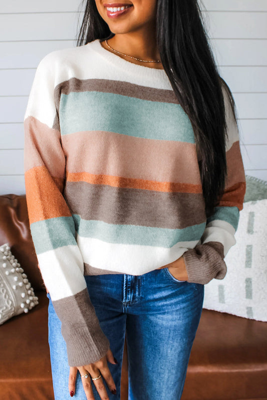 Striped Colorblock Sweater November.
