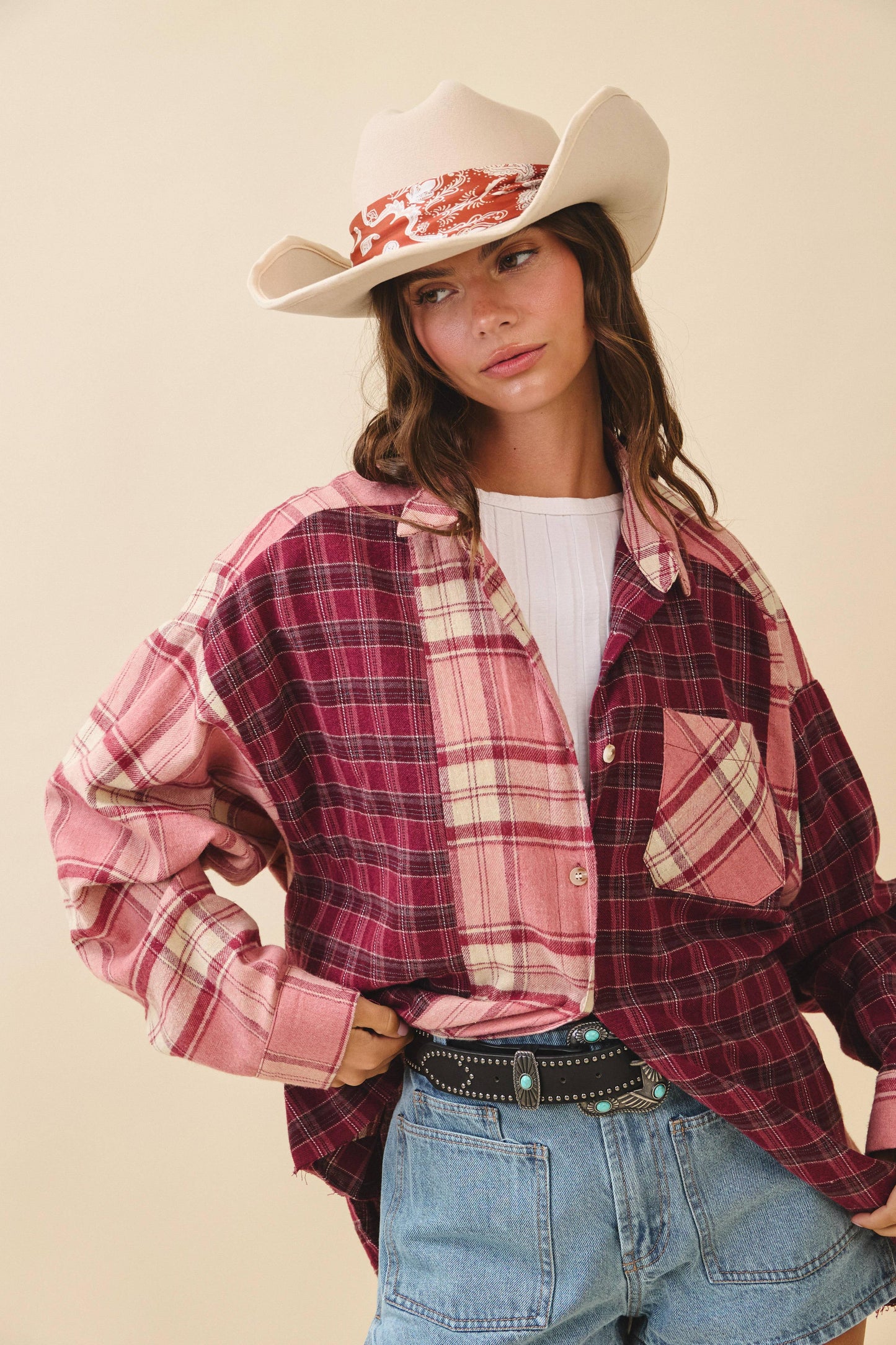 Kambrie Plaid Flannel Shirt | Olive