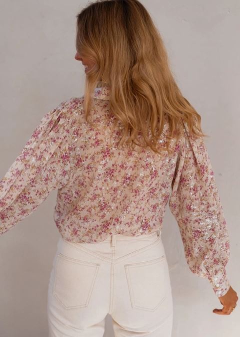 Floral Button Blouse