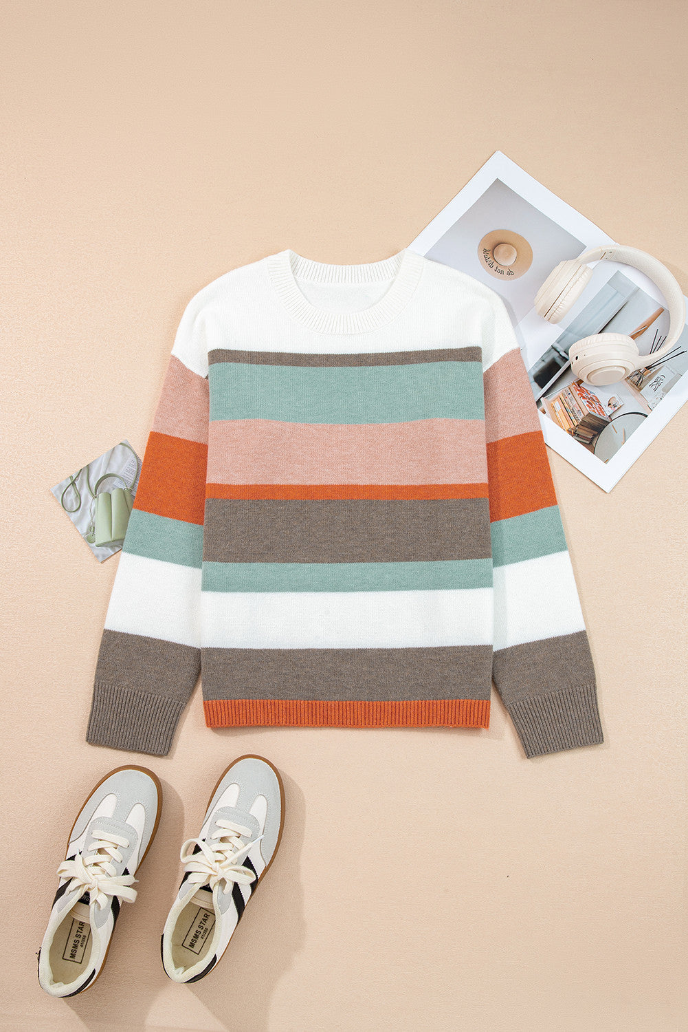 Striped Colorblock Sweater November.