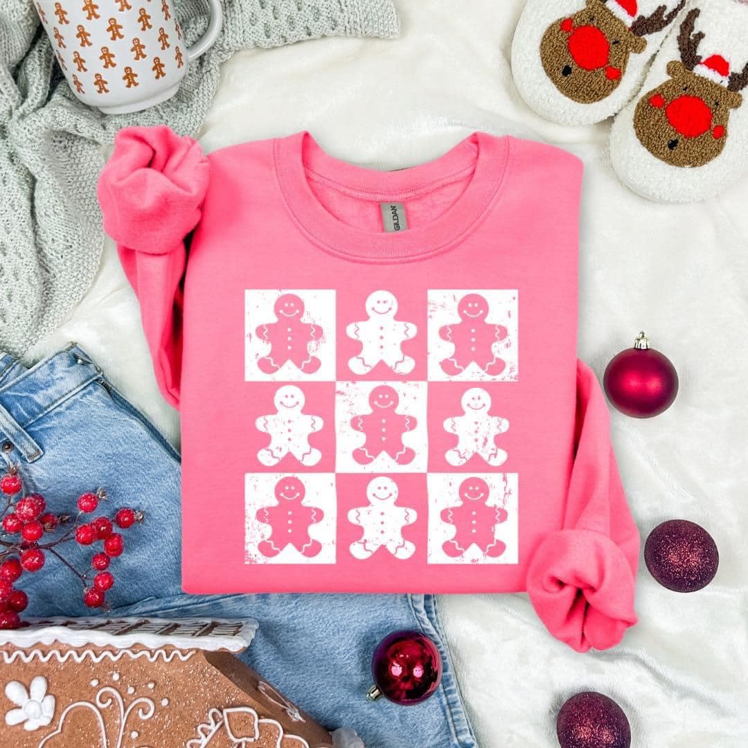 Gingerbread Crew - Neon Pink