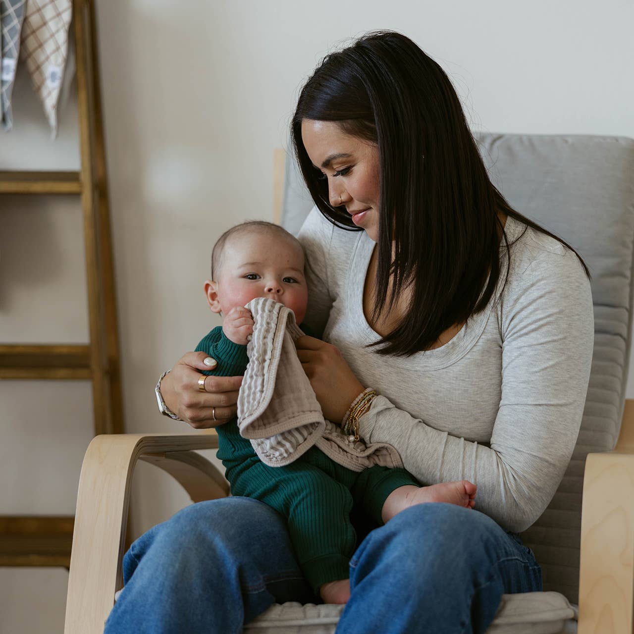 Estes Set - Muslin Burp Cloths (4 Pack)