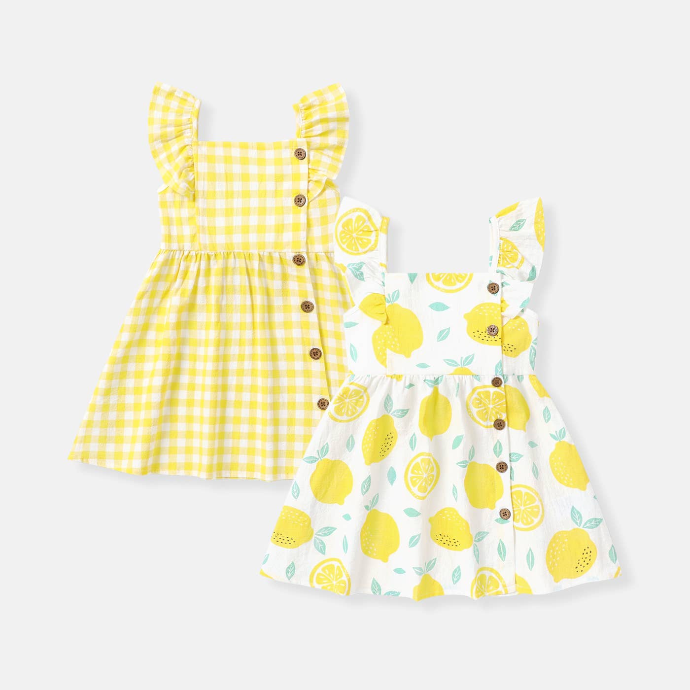 Sunshine Plaid Dress - Toddler