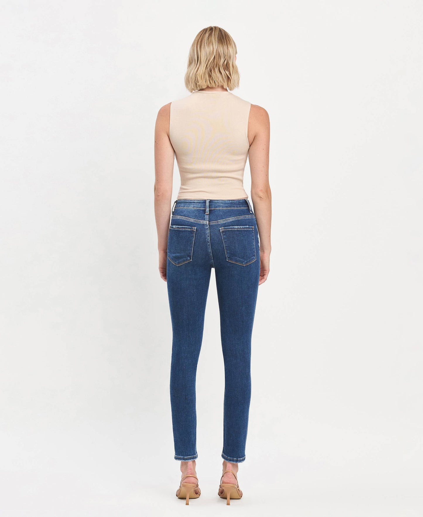 Vervet Superb High Rise Ankle Skinny Jeans