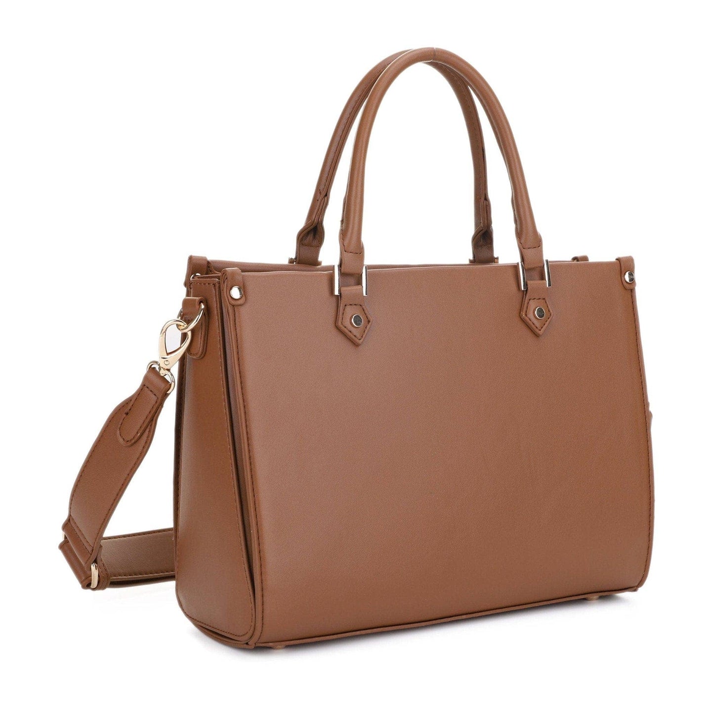 Marcia Boxy Satchel/Crossbody Bag | Taupe