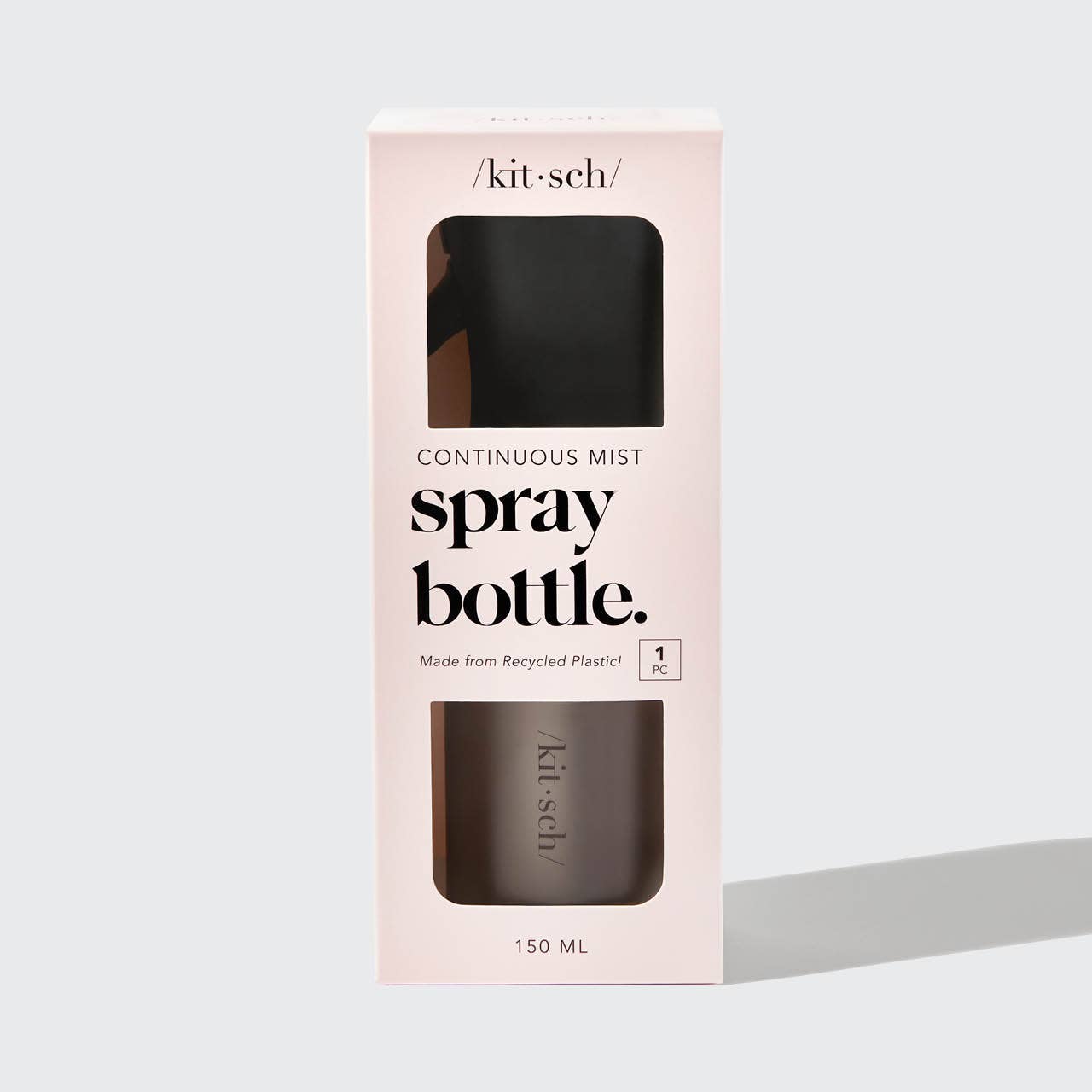 Recycled Plastic Continuous Spray Bottle | Black