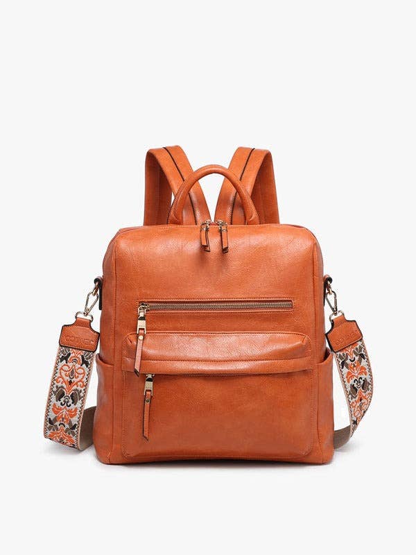 Convertible Backpack w/ Guitar Strap | Rust
