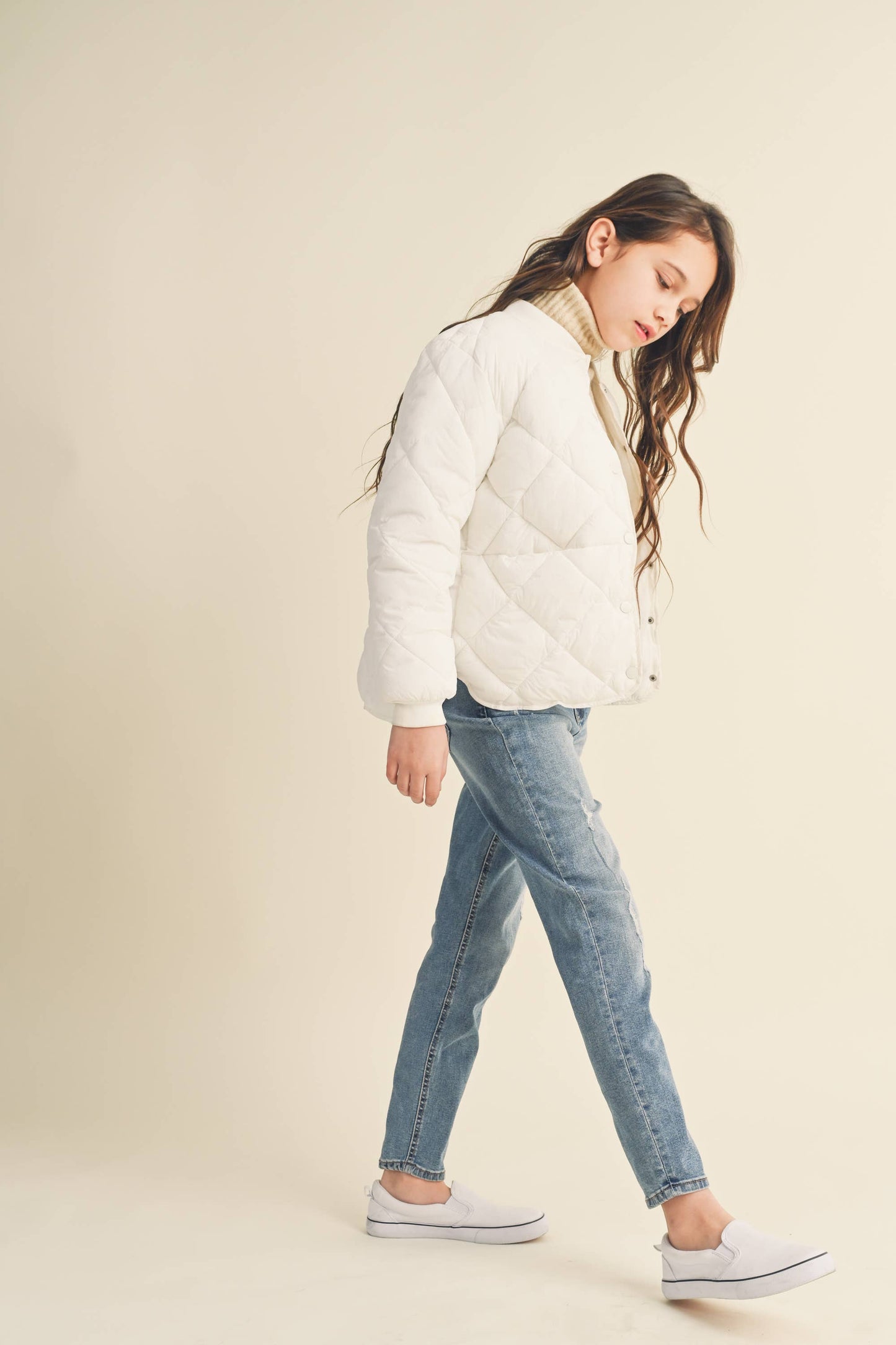 Summer Tween Quilted Jacket | Sage