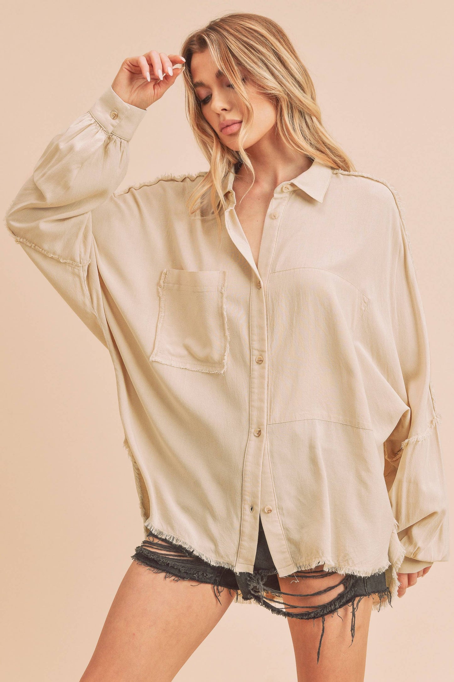 Delilah Shirt | Oat