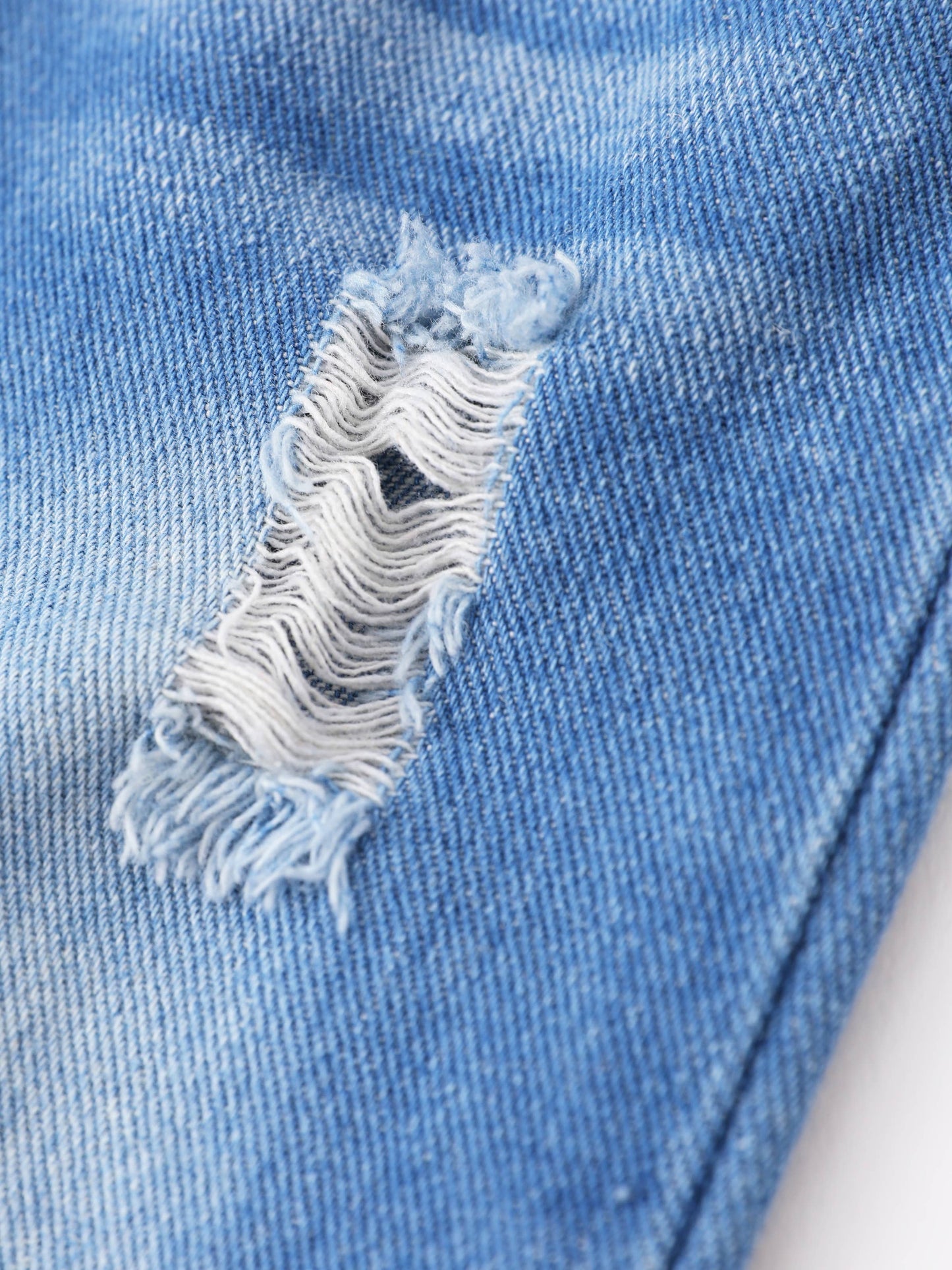 Sutton Unisex Baby Basic Ripped Denim Jeans