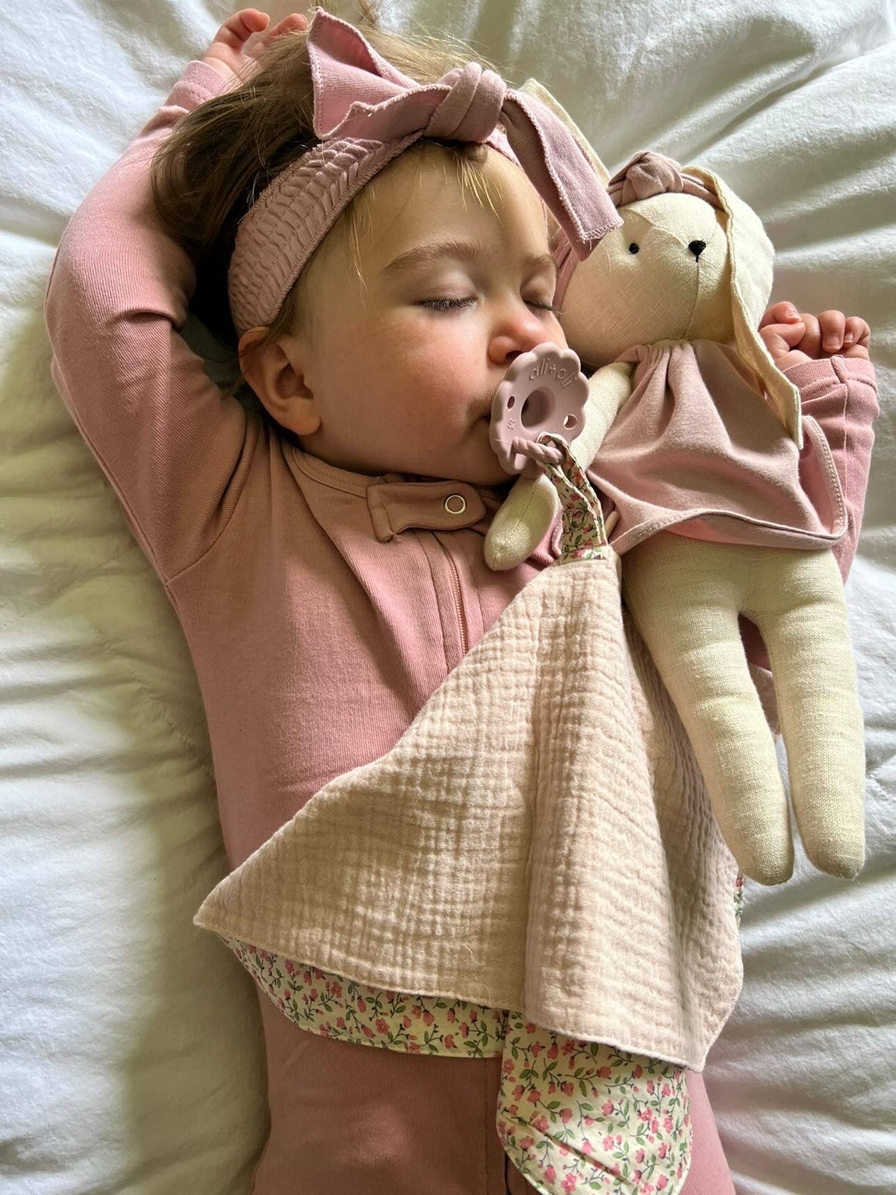 Pacifier Set Flower | Blush + Pink