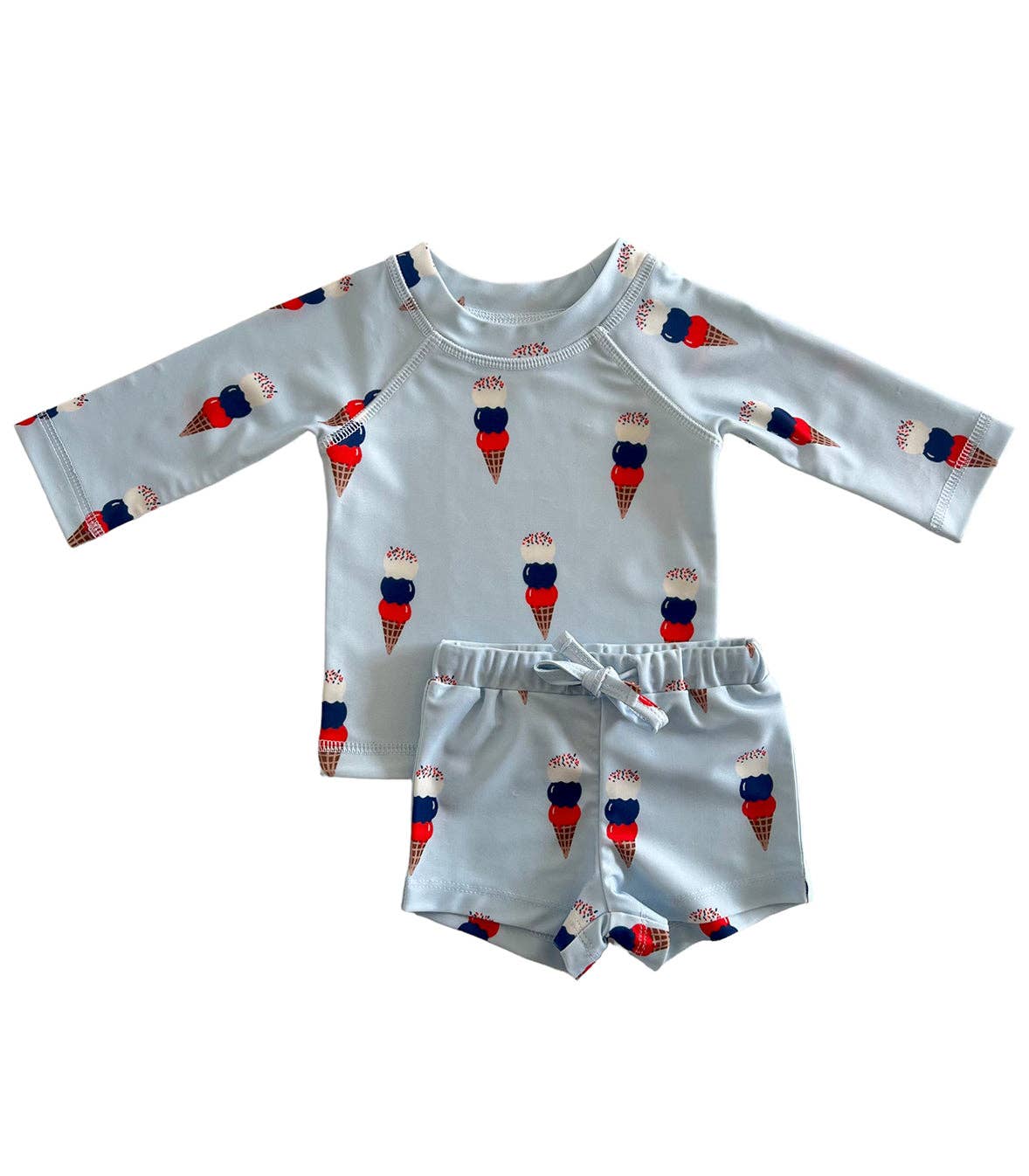 Mar Rashguard Set - Blue Ice Cream