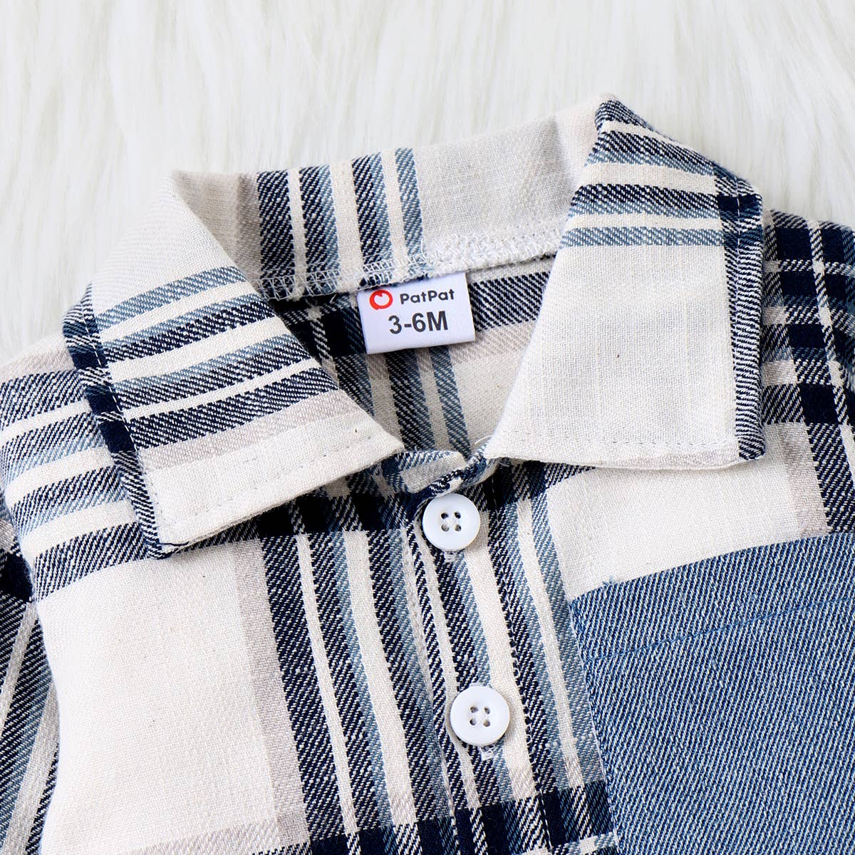 Finn Plaid Shirt + Jeans Set | Blue
