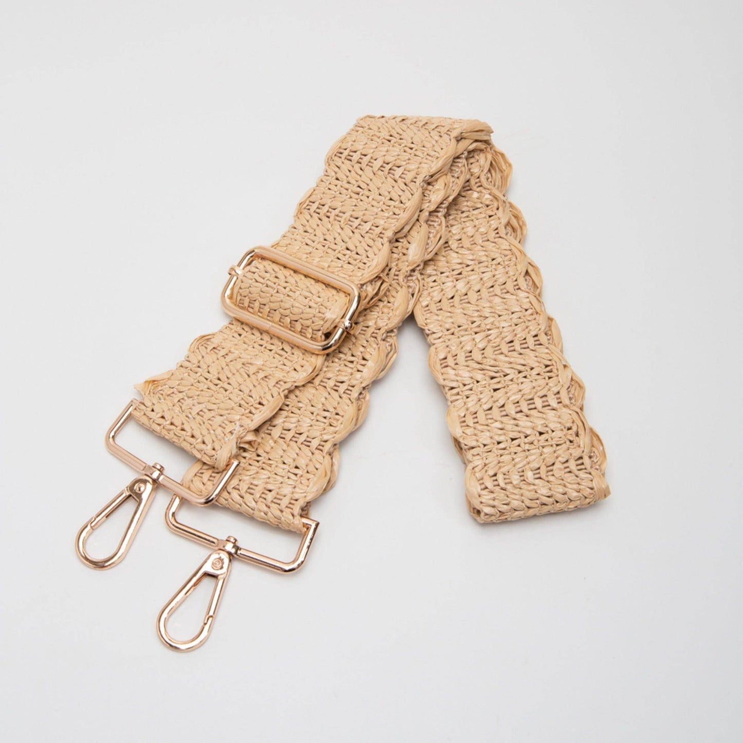 Woven Straw Guitar Strap | Brown