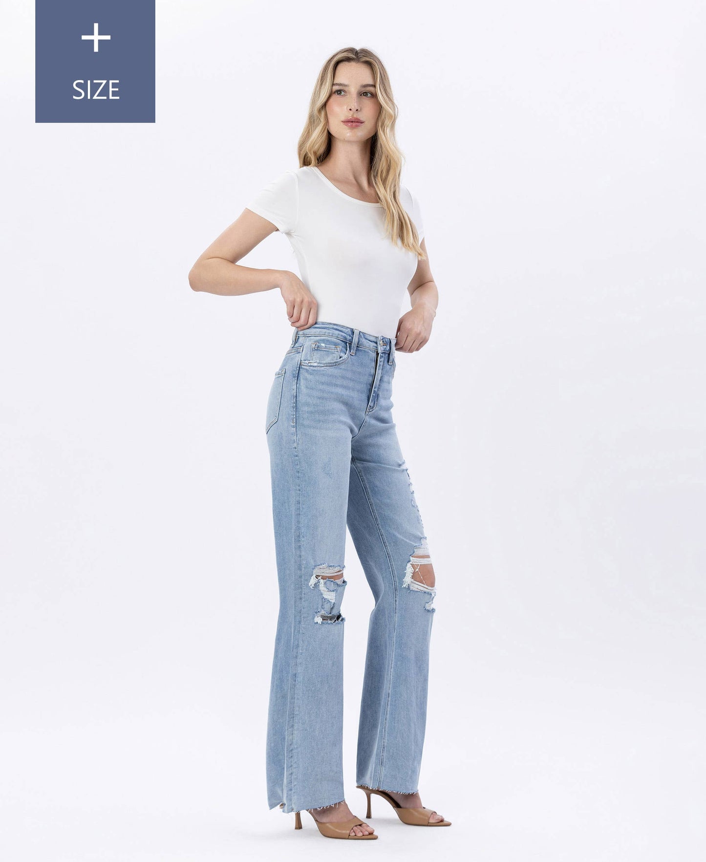 Lovervet Jet Lag Plus Tummy Control 90's Vintage Super High Flare