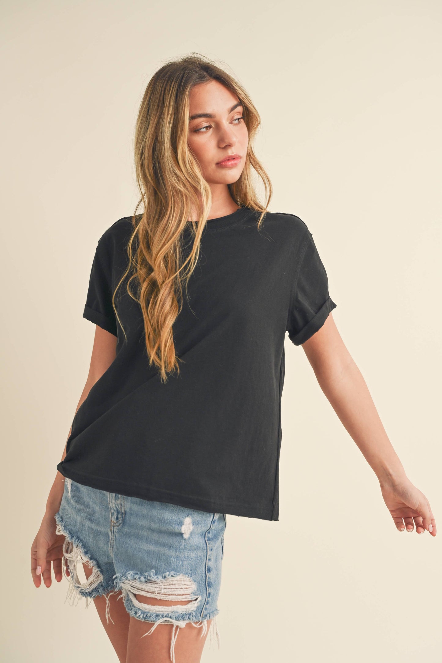 Mali Baby Short Sleeve Tee - Black