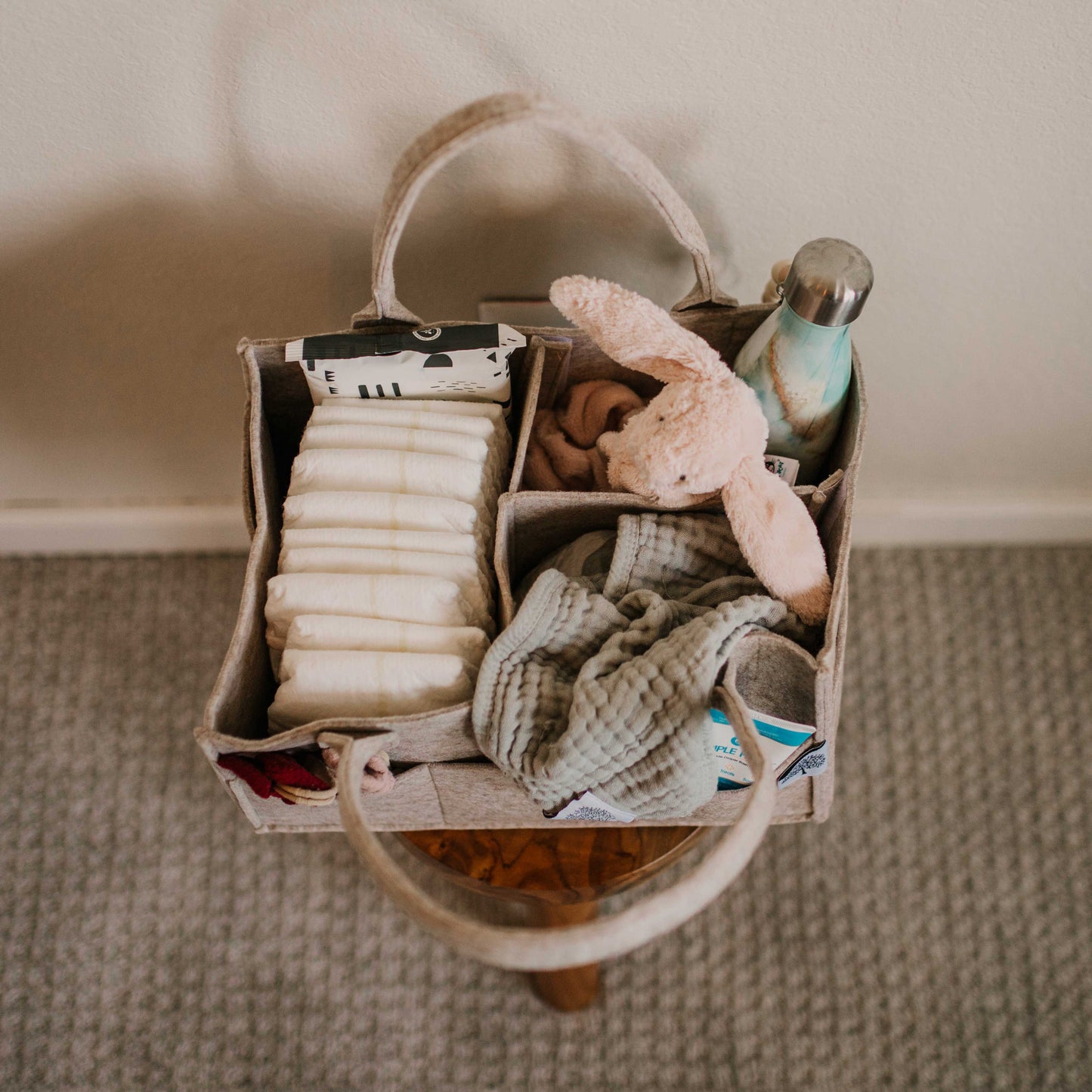 Diaper Caddy | Oatmeal