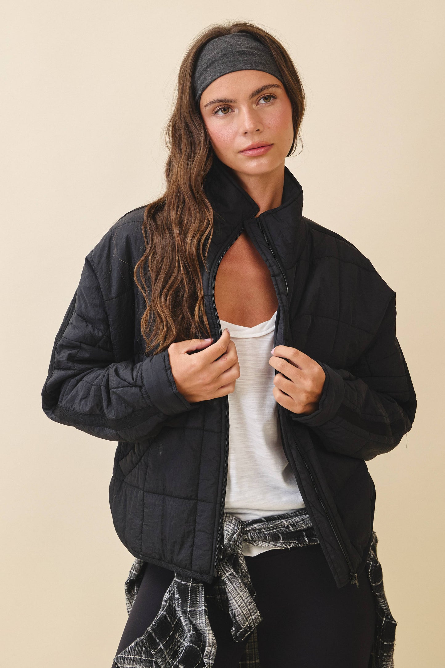 Bebe Puffer Jacket | Black