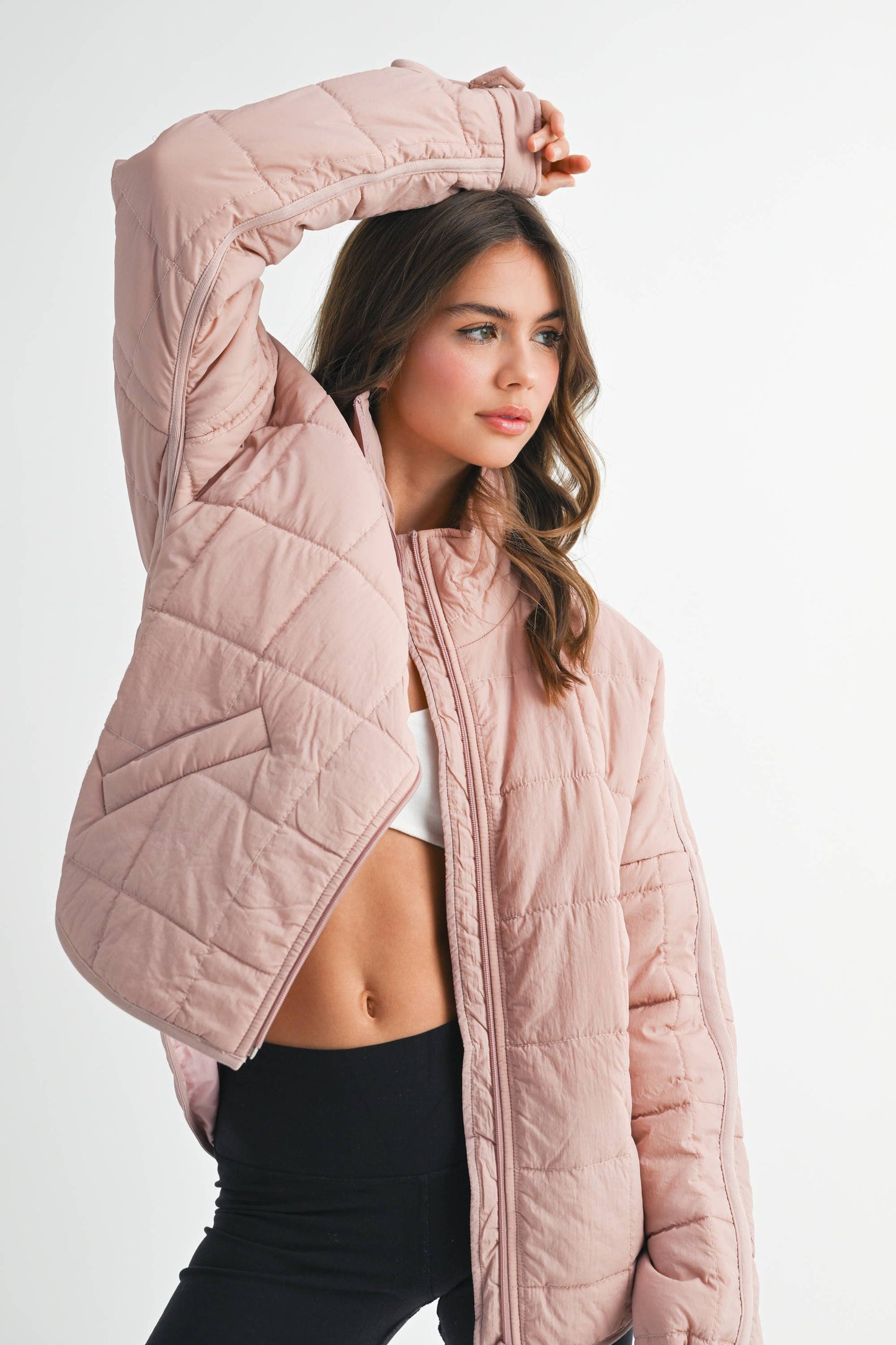 Bebe Puffer Jacket | Black