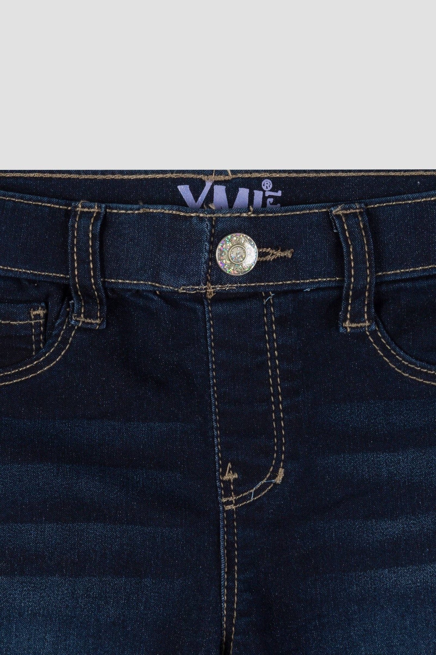 Baby Girls Pull On Skinny Jeans | Dark Wash | Sizes 4-6X