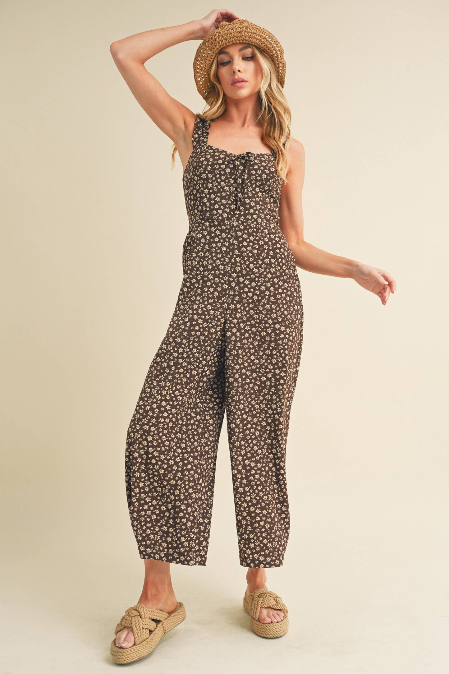 Brandis Jumpsuit | Chocolate