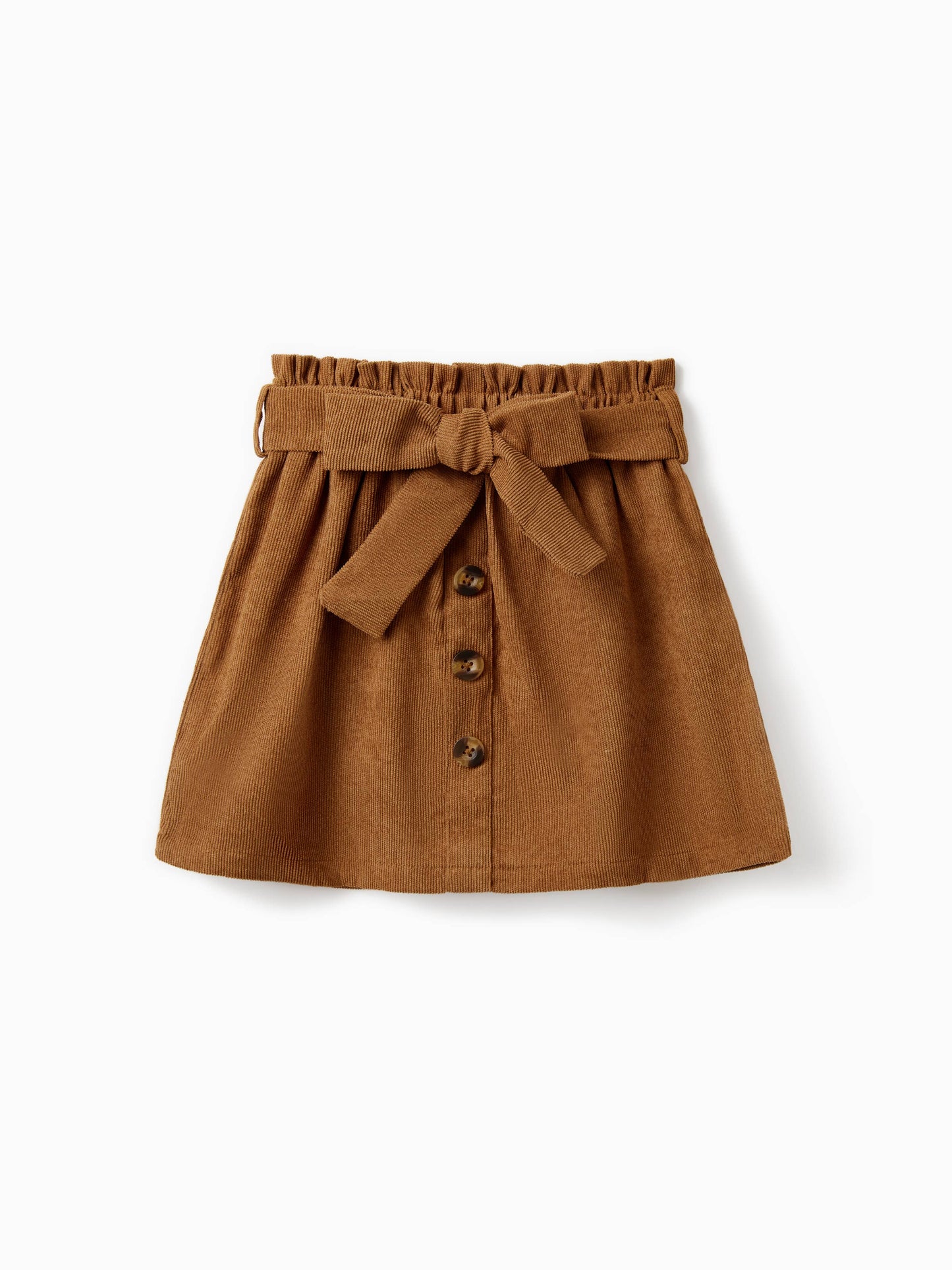 Palmer Ruffled Textured Tee + Belted Skirt Set