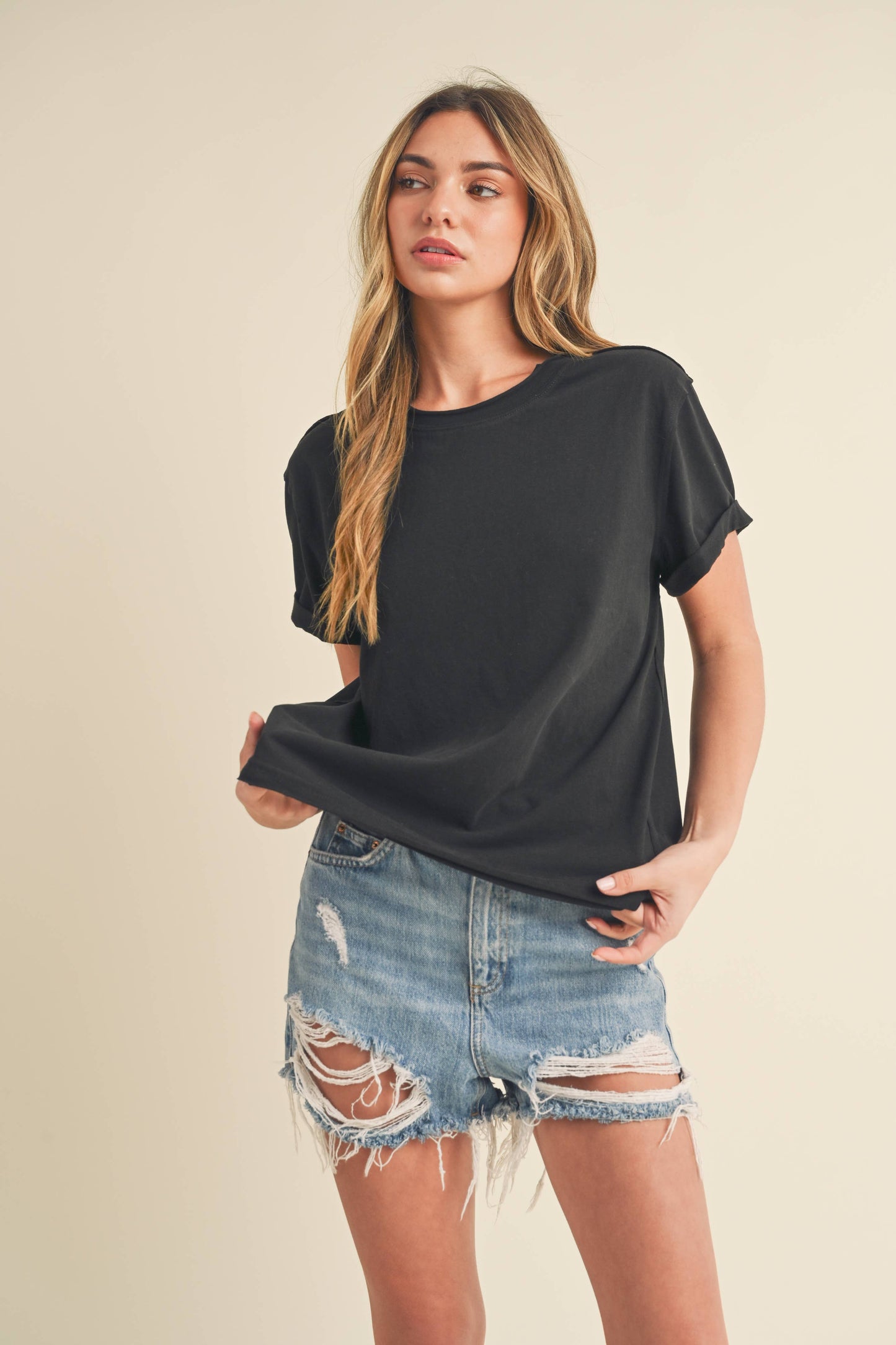 Mali Baby Short Sleeve Tee - Black