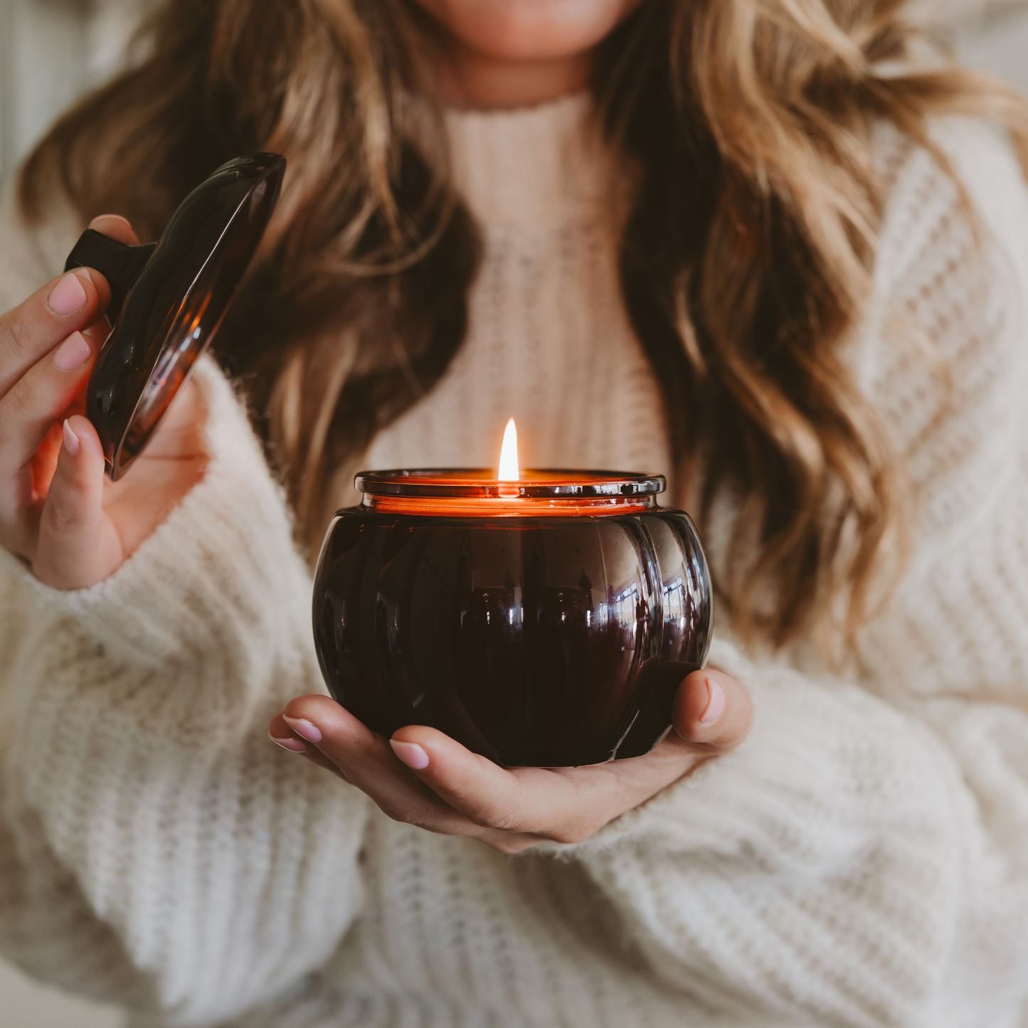 Hello Fall Soy Candle | 20oz Pumpkin Jar