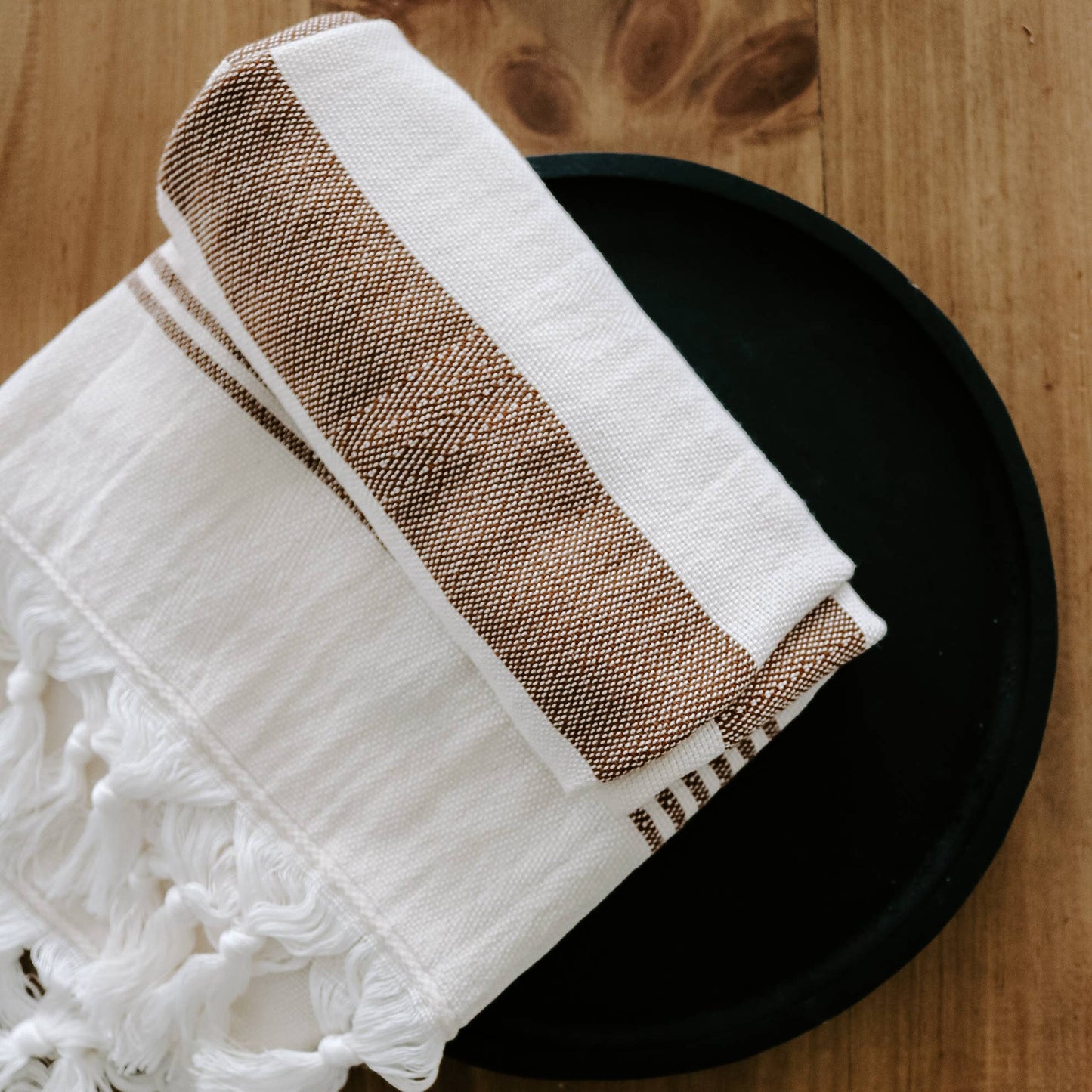 Turkish Cotton Hand Towel | Neutral