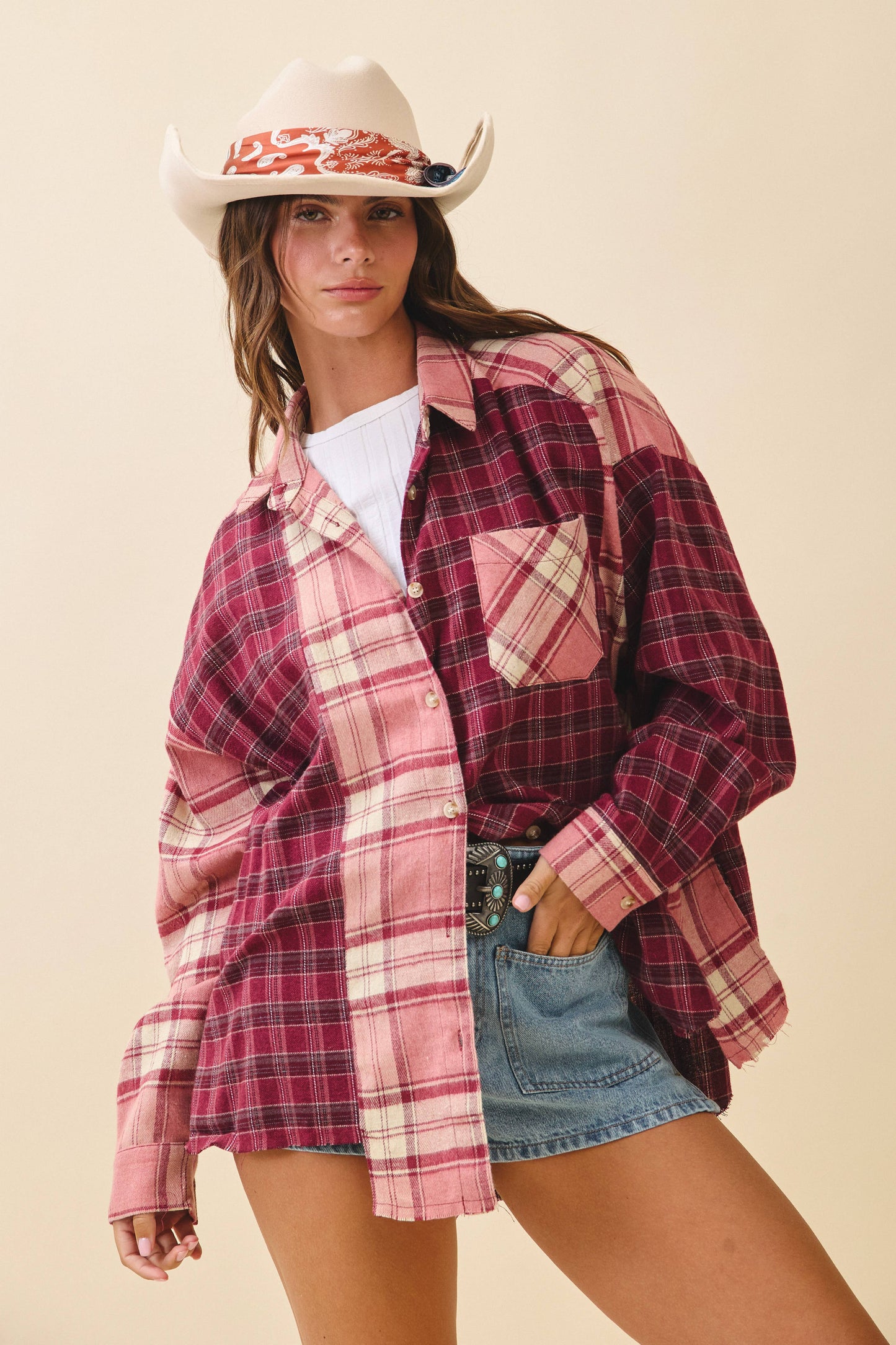 Kambrie Plaid Flannel Shirt | Olive