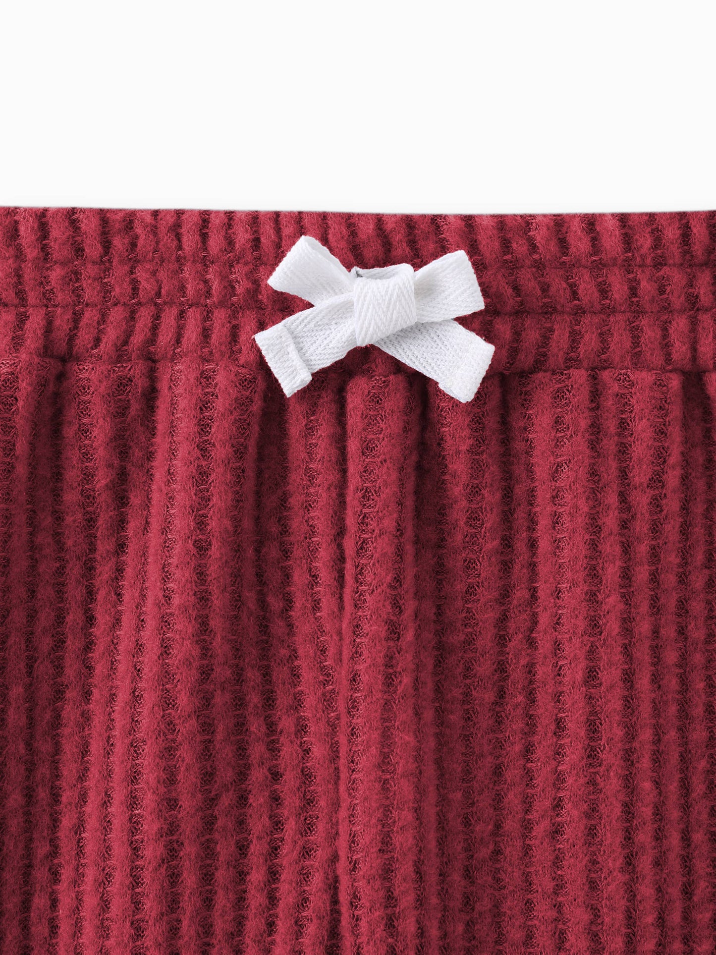 Wally Waffle Knit Set | Rust