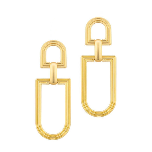 Hayes Earrings: GOLD