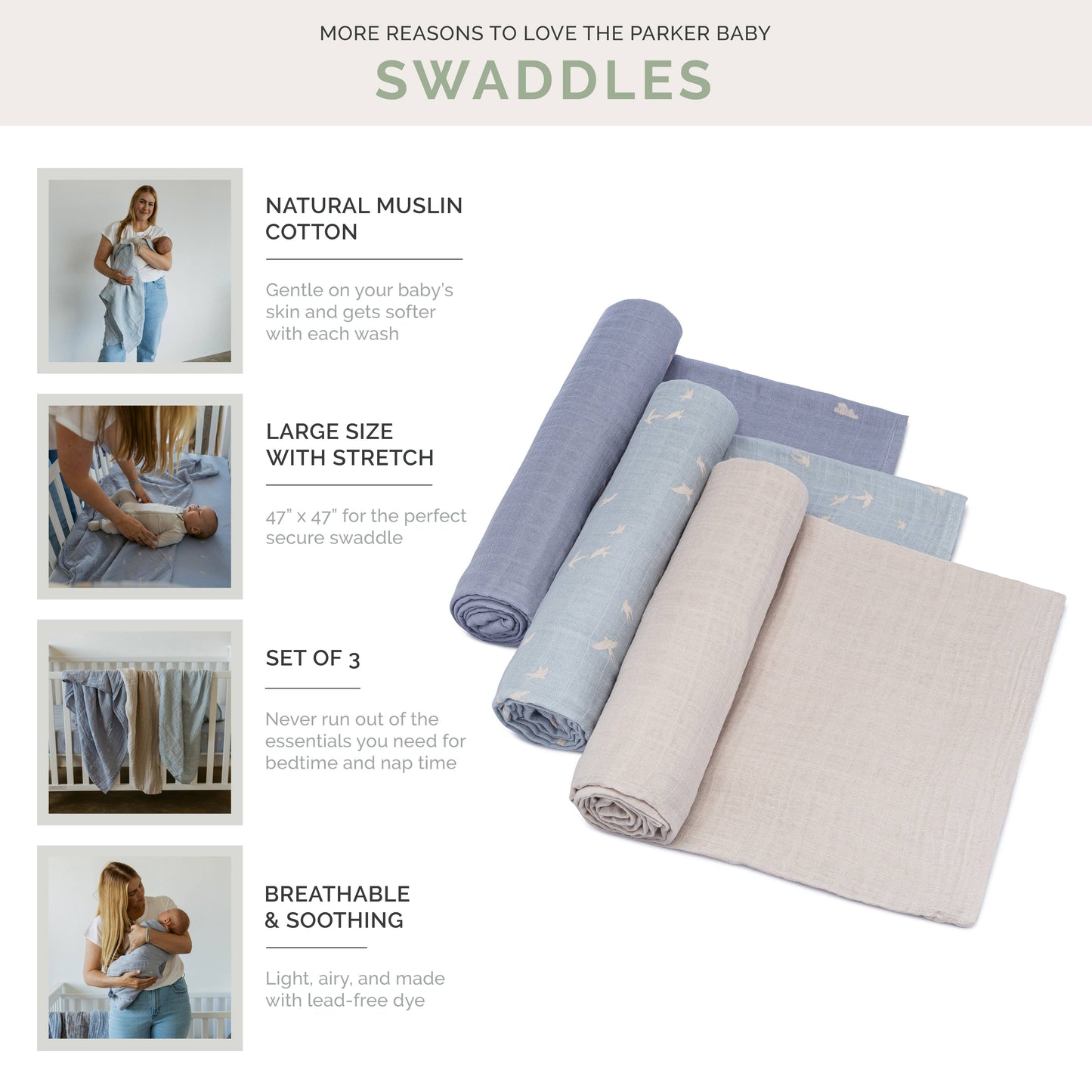 Cloud Swaddle Set