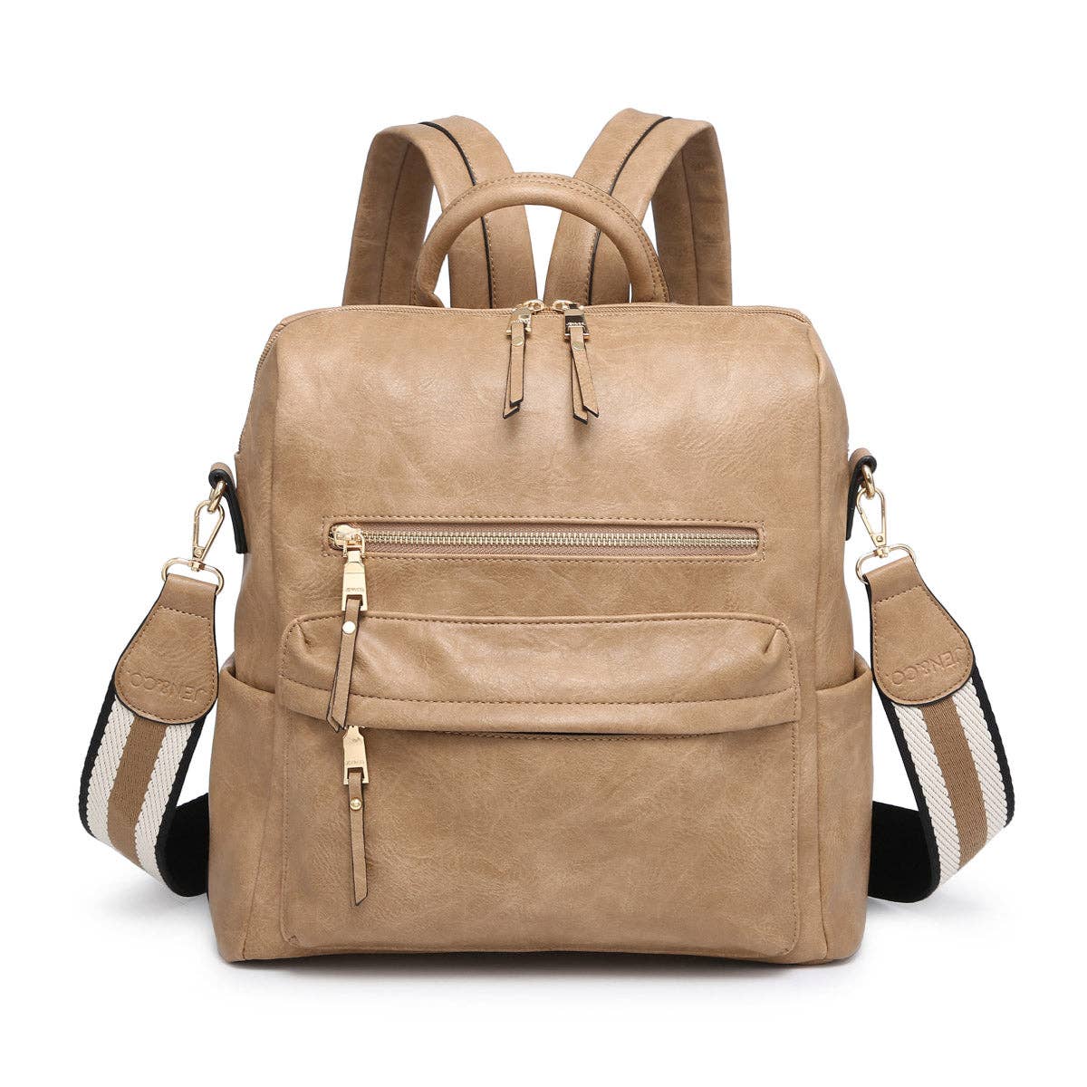Convertible Backpack w/ Guitar Strap | Rust