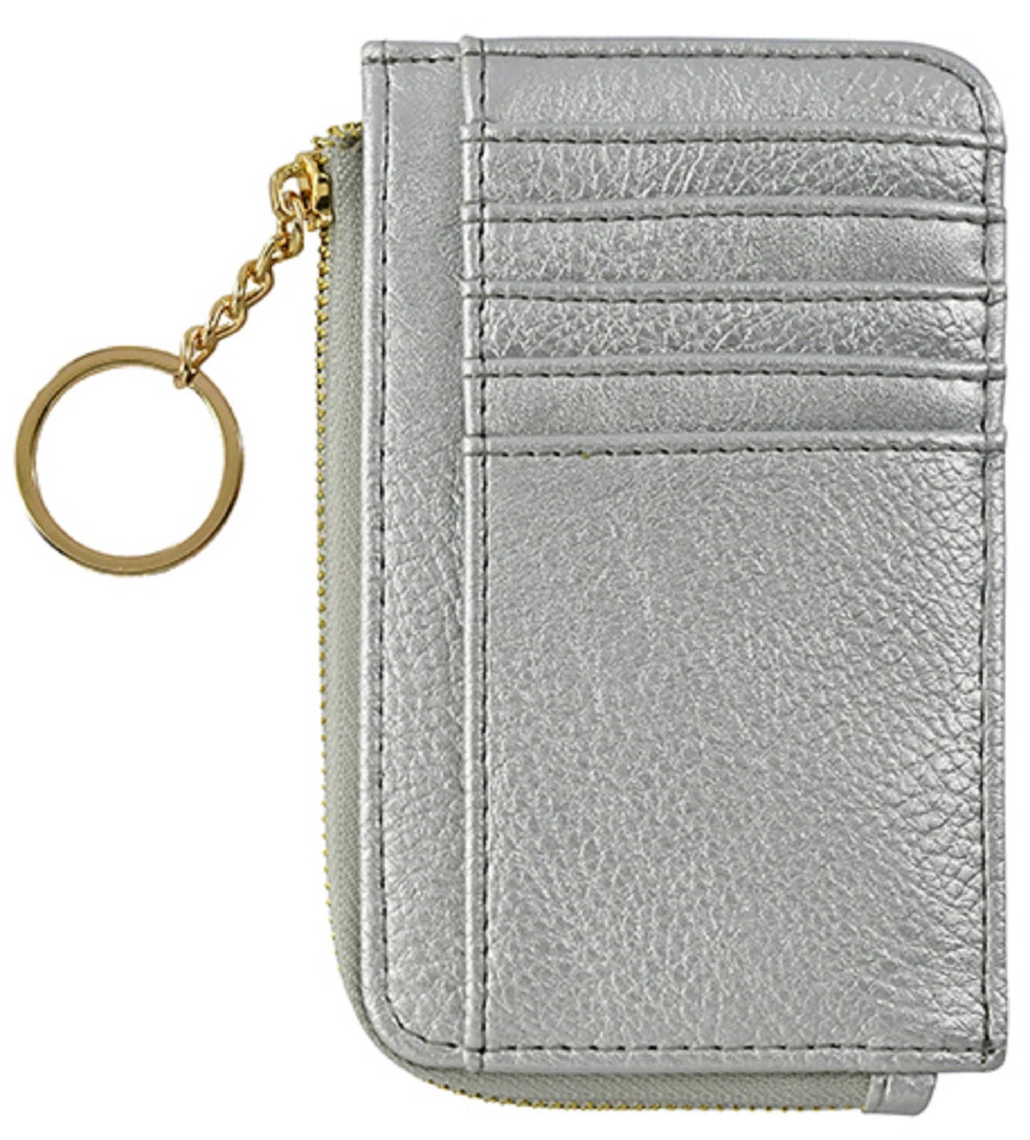 Small But Big Faux Leather Card Holder Wallet | Mauve