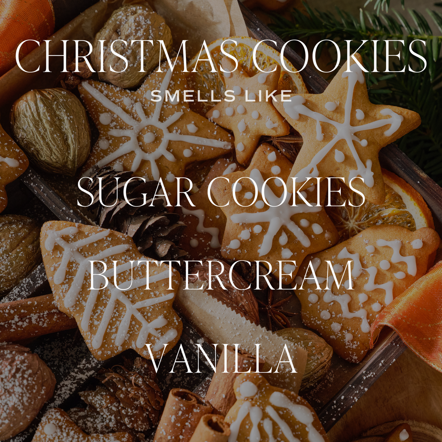 Christmas Cookies | 15 oz Soy Candle - Matte Jar