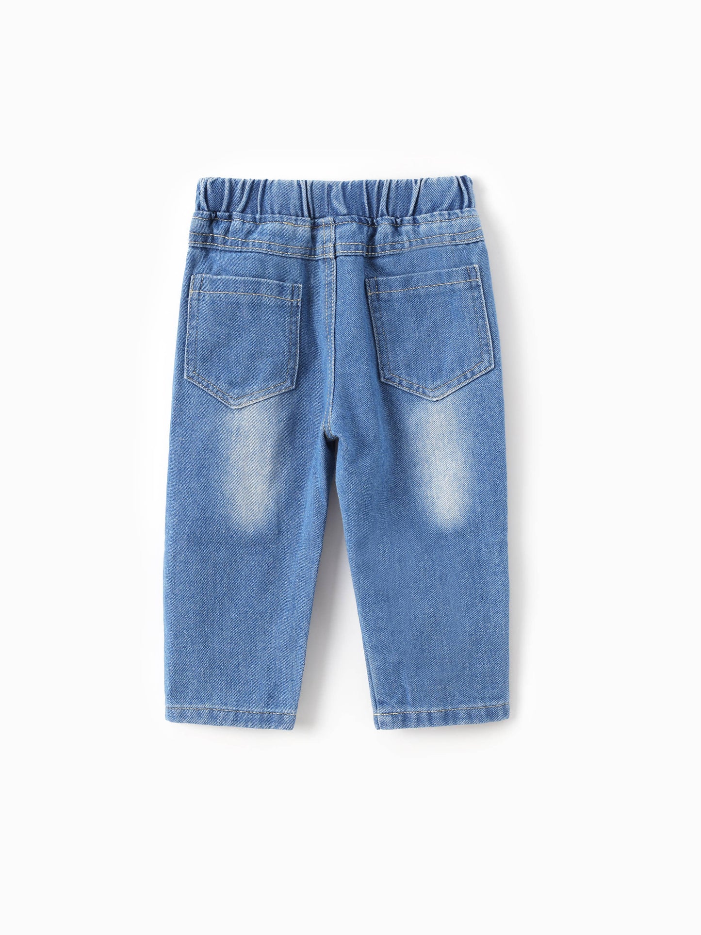 Sutton Unisex Baby Basic Ripped Denim Jeans