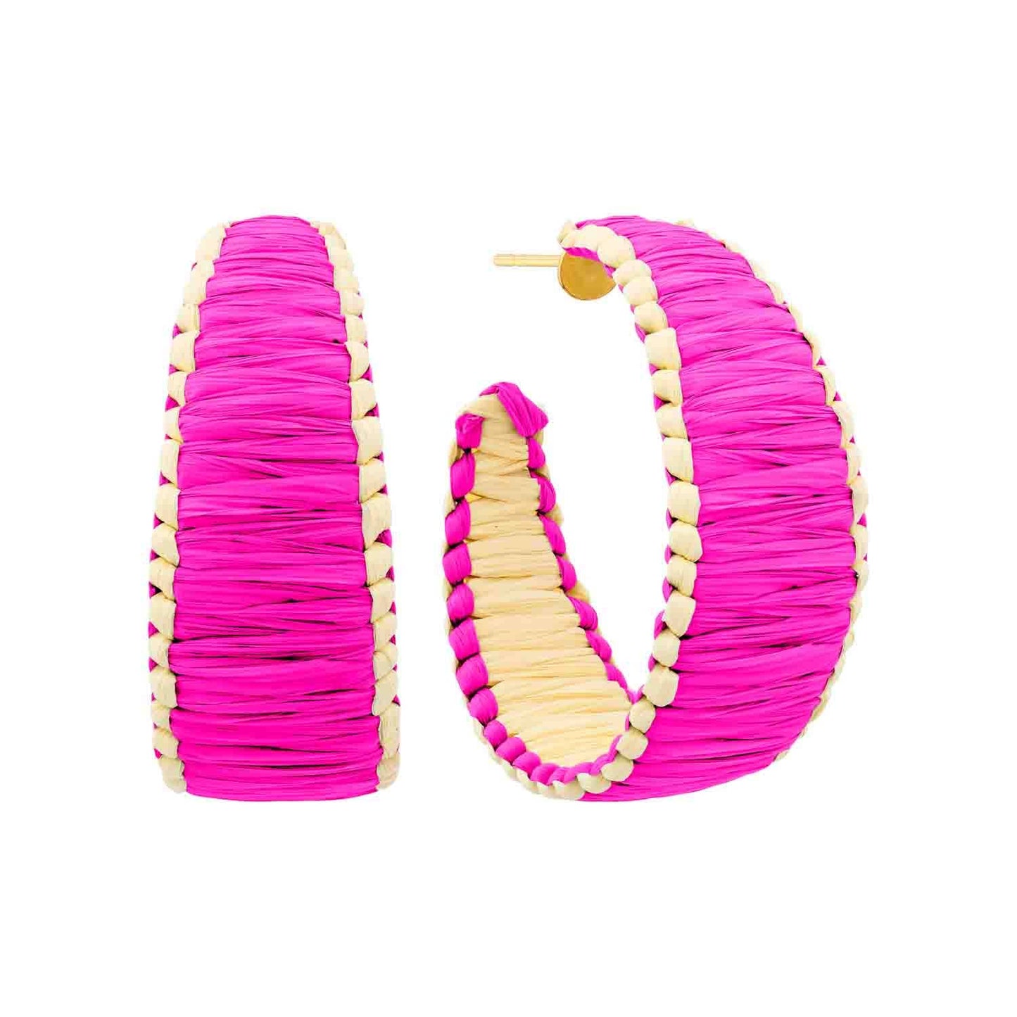 Collins Earrings: BEIGE